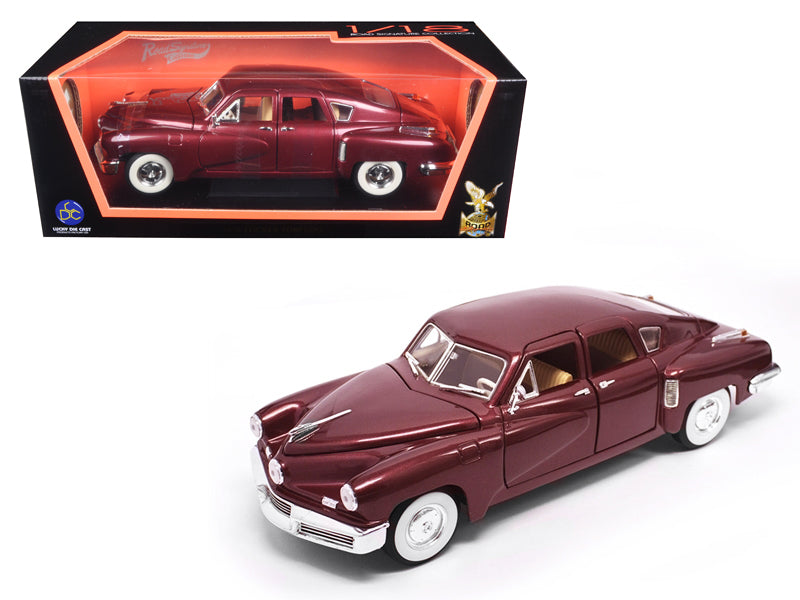 Road Signature 1948 Tucker Torpedo Burgundy 1/18 Diecast Model Car by Road Signature
