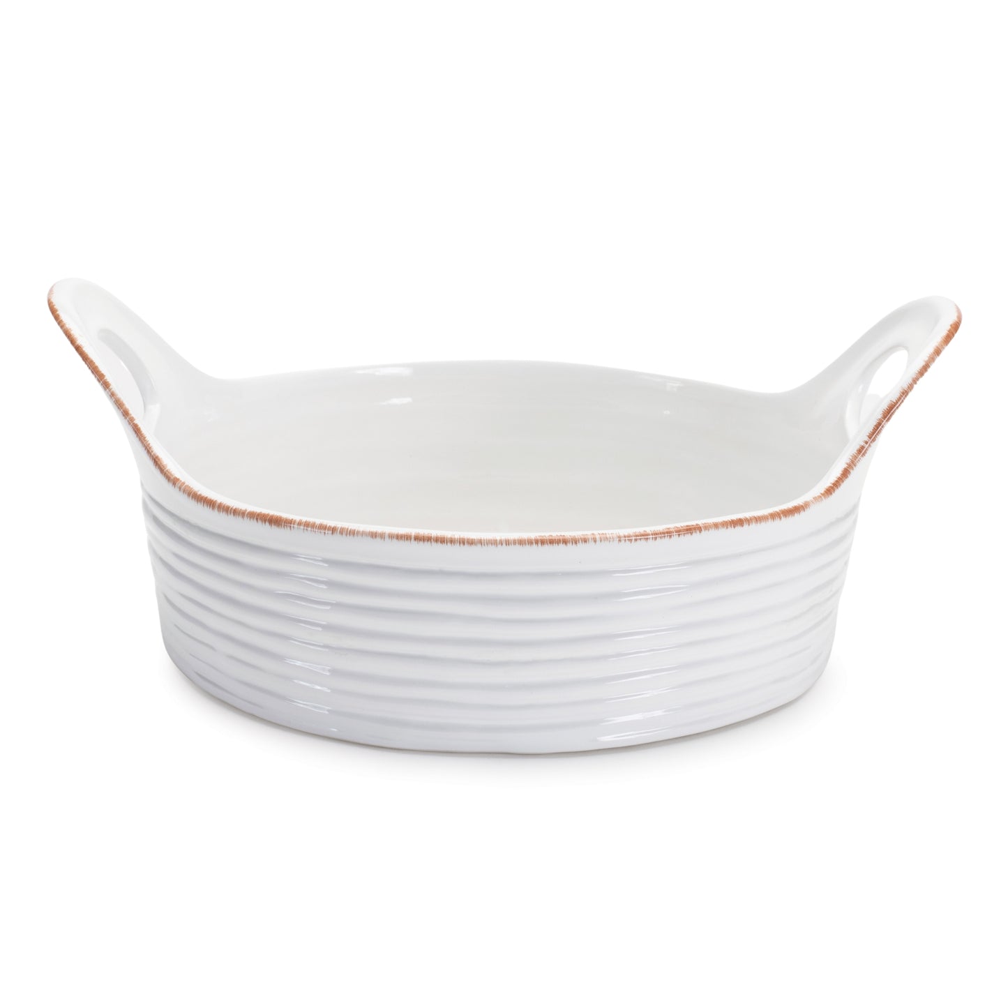 Ceramic Bowl with Handles (Set of 2)
