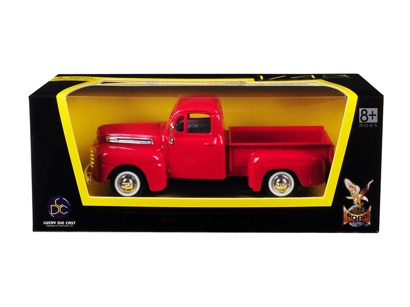 Road Signature 1948 Ford F-1 Pickup Truck Red 1/43 Diecast Model Car by Road Signature