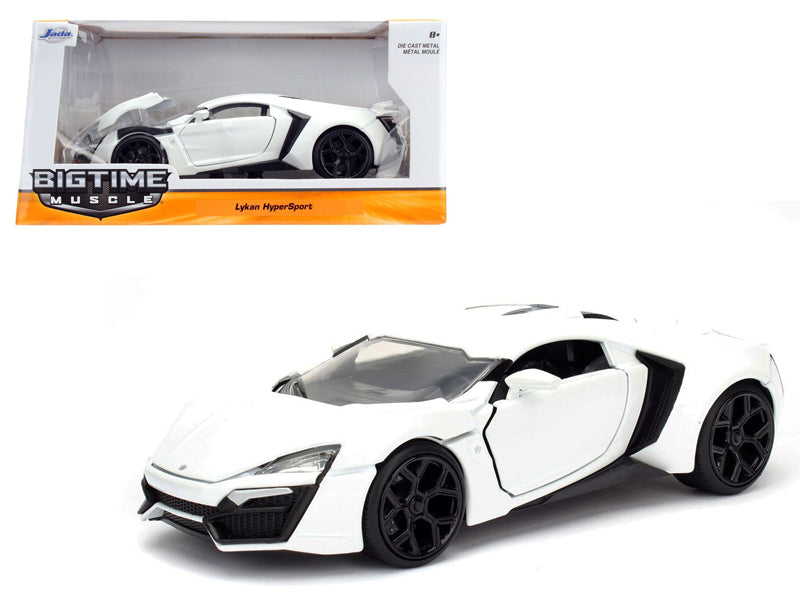Jada Lykan Hypersport White 1/24 Diecast Model Car by Jada
