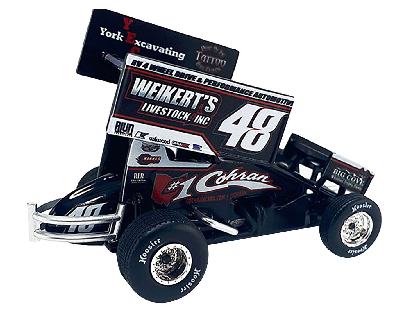 Acme Winged Sprint Car #48 Danny Dietrich "Weikert's Livestock Inc." Gary Kauffman Racing (2024) 1/50 Diecast Model Car by ACME
