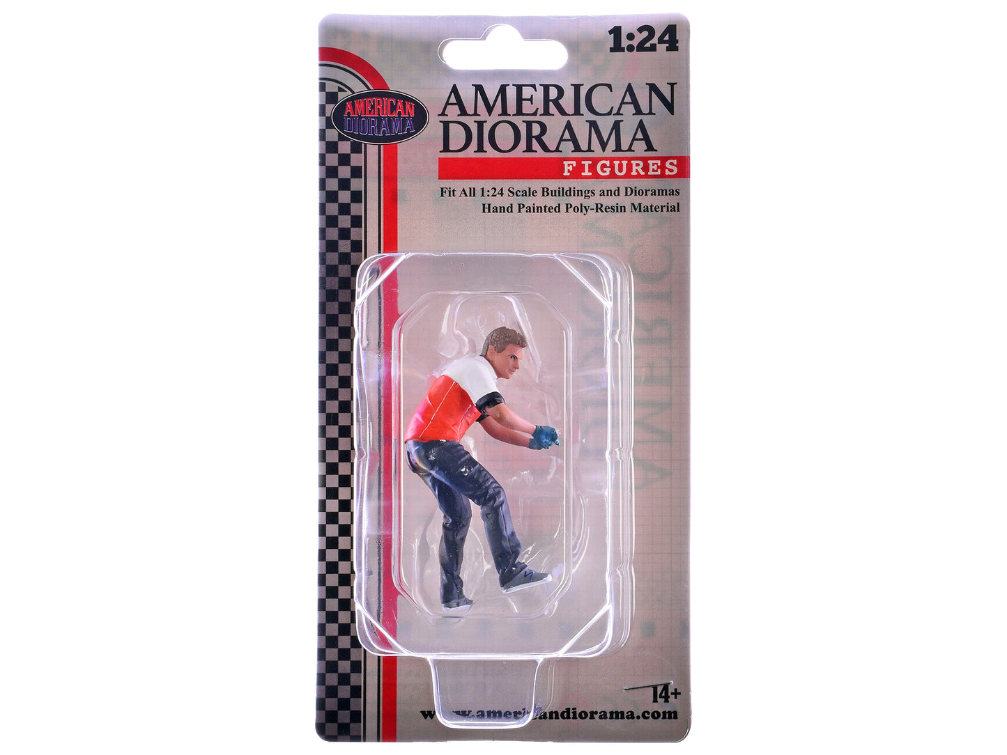 "Race Crew" Figure #6 for 1/24 Scale Models by American Diorama