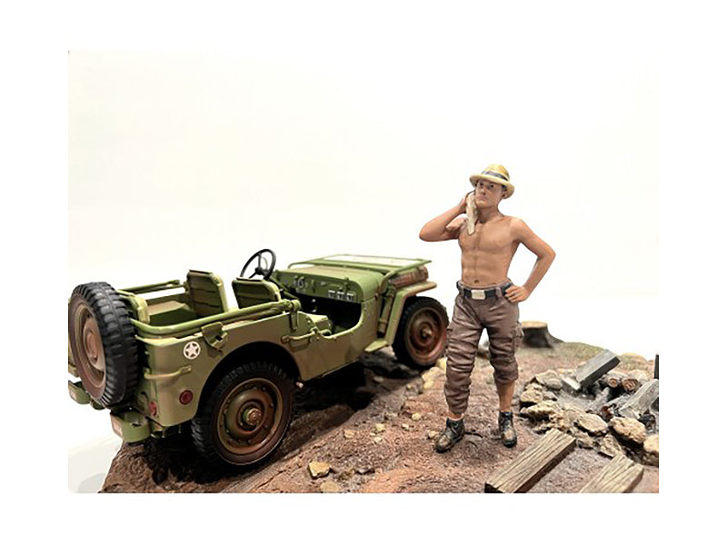 American Diorama "4X4 Mechanic" Figure 1 for 1/18 Scale Models by American Diorama