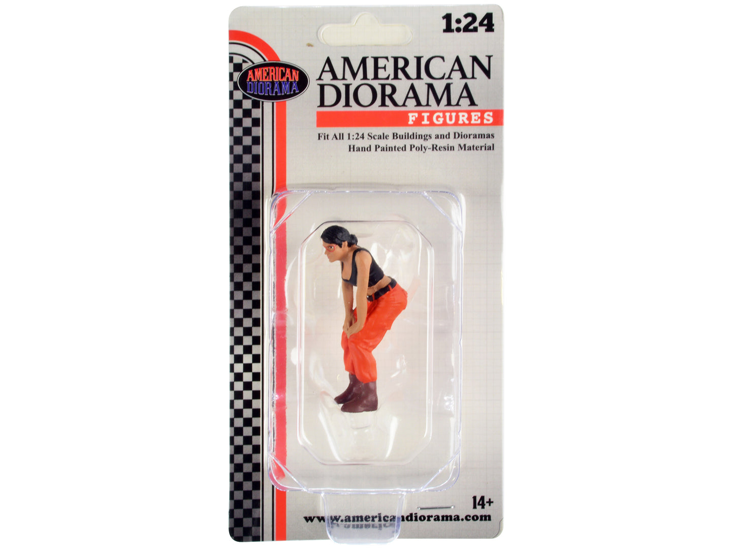 American Diorama "Hip Hop Girls" Figure 4 for 1/24 Scale Models by American Diorama