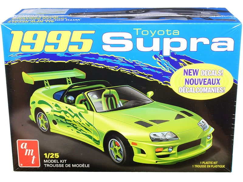 AMT Skill 2 Model Kit 1995 Toyota Supra Convertible 1/25 Scale Model by AMT