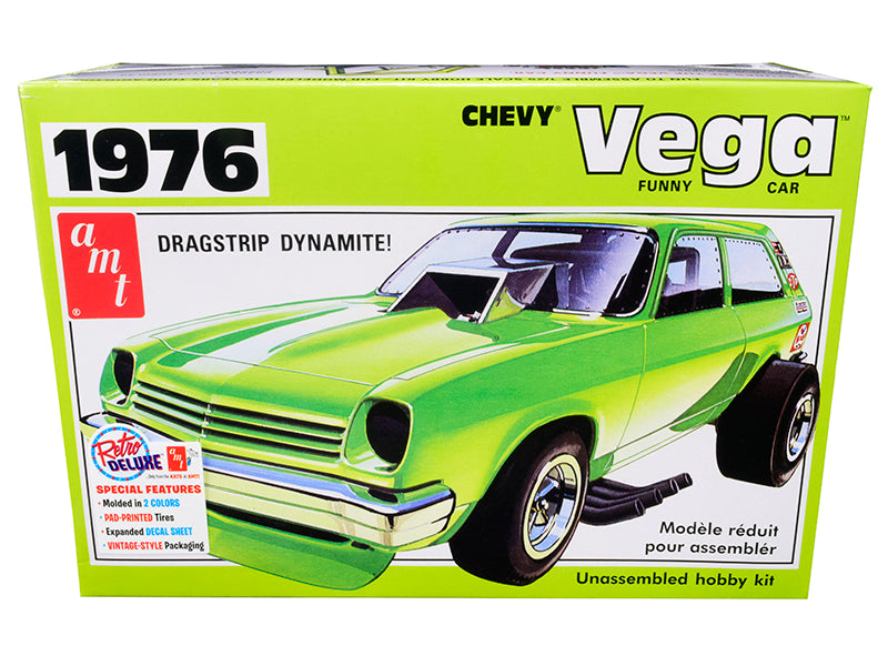 AMT Skill 2 Model Kit 1976 Chevrolet Vega Funny Car 1/25 Scale Model by AMT
