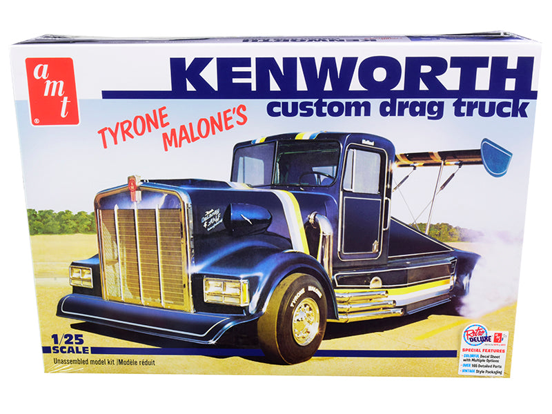 AMT Skill 3 Model Kit Tyrone Malone's Kenworth Custom Drag Truck 1/25 Scale Model by AMT