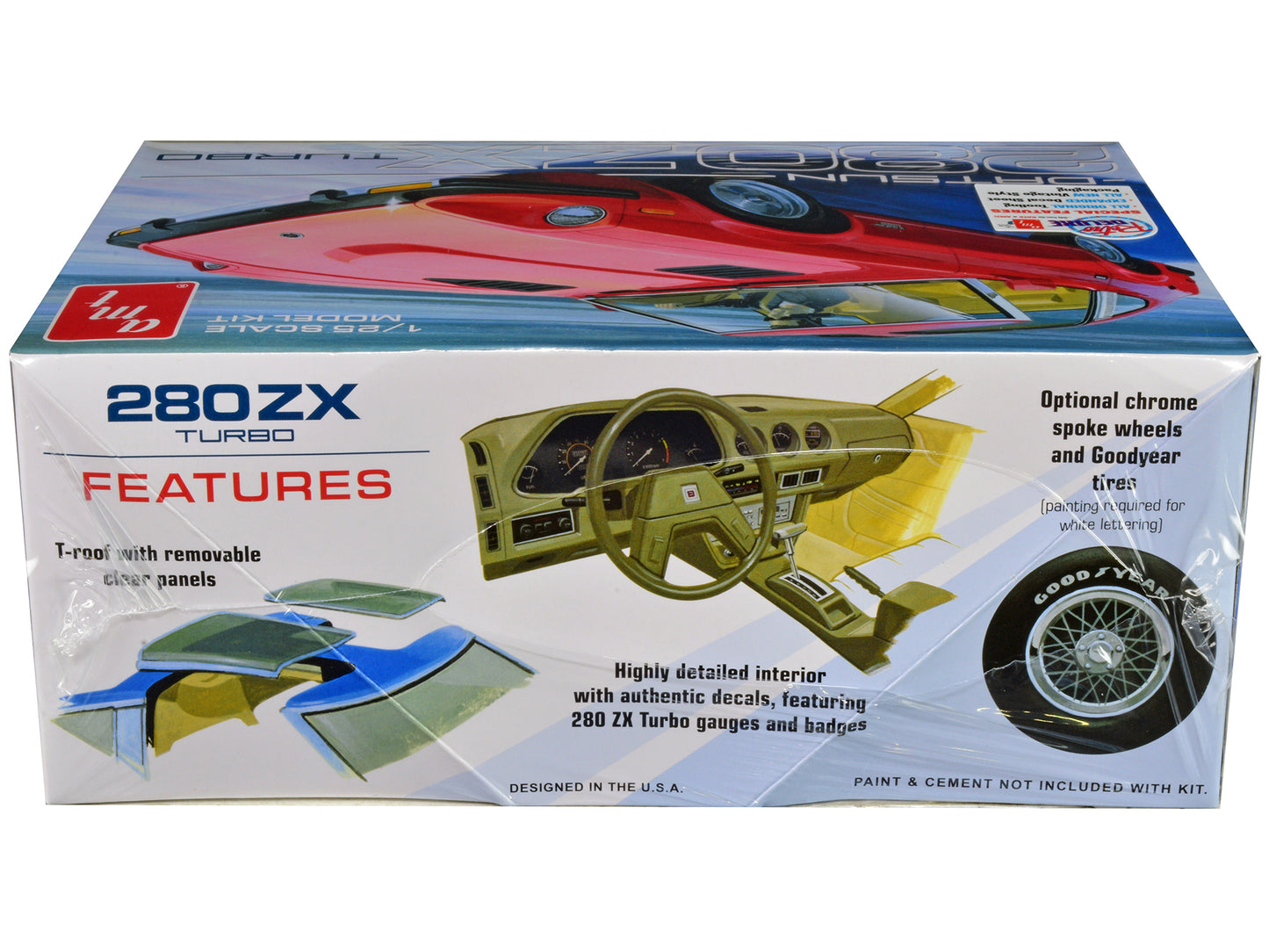 AMT Skill 2 Model Kit Datsun 280ZX Turbo 1/25 Scale Model by AMT