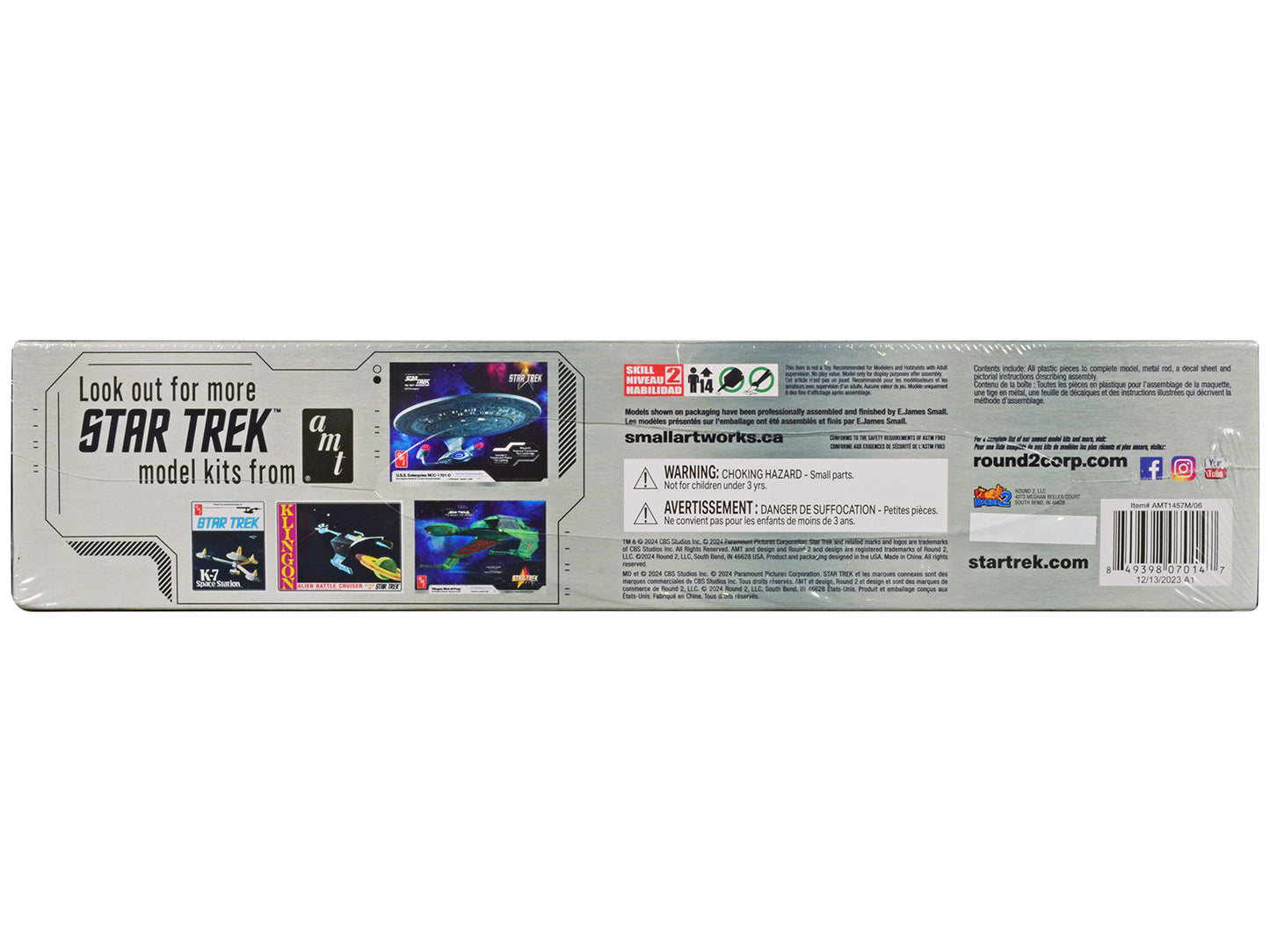 AMT Skill 2 Model Kit U.S.S. Reliant NCC-1864 Space Craft "Star Trek II: The Wrath of Khan" (1982) Movie 1/537 Scale Model by AMT