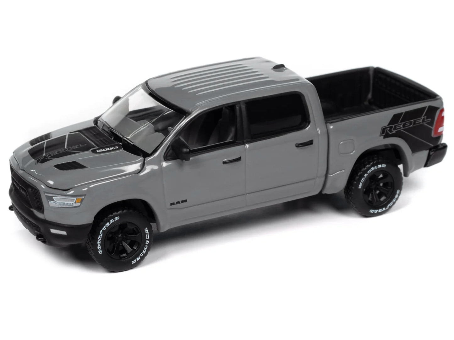 Autoworld 2023 Ram 1500 Rebel Havoc Edition Pickup Truck Ceramic Gray "Muscle Trucks" Series 1/64 Diecast Model Car by Auto World