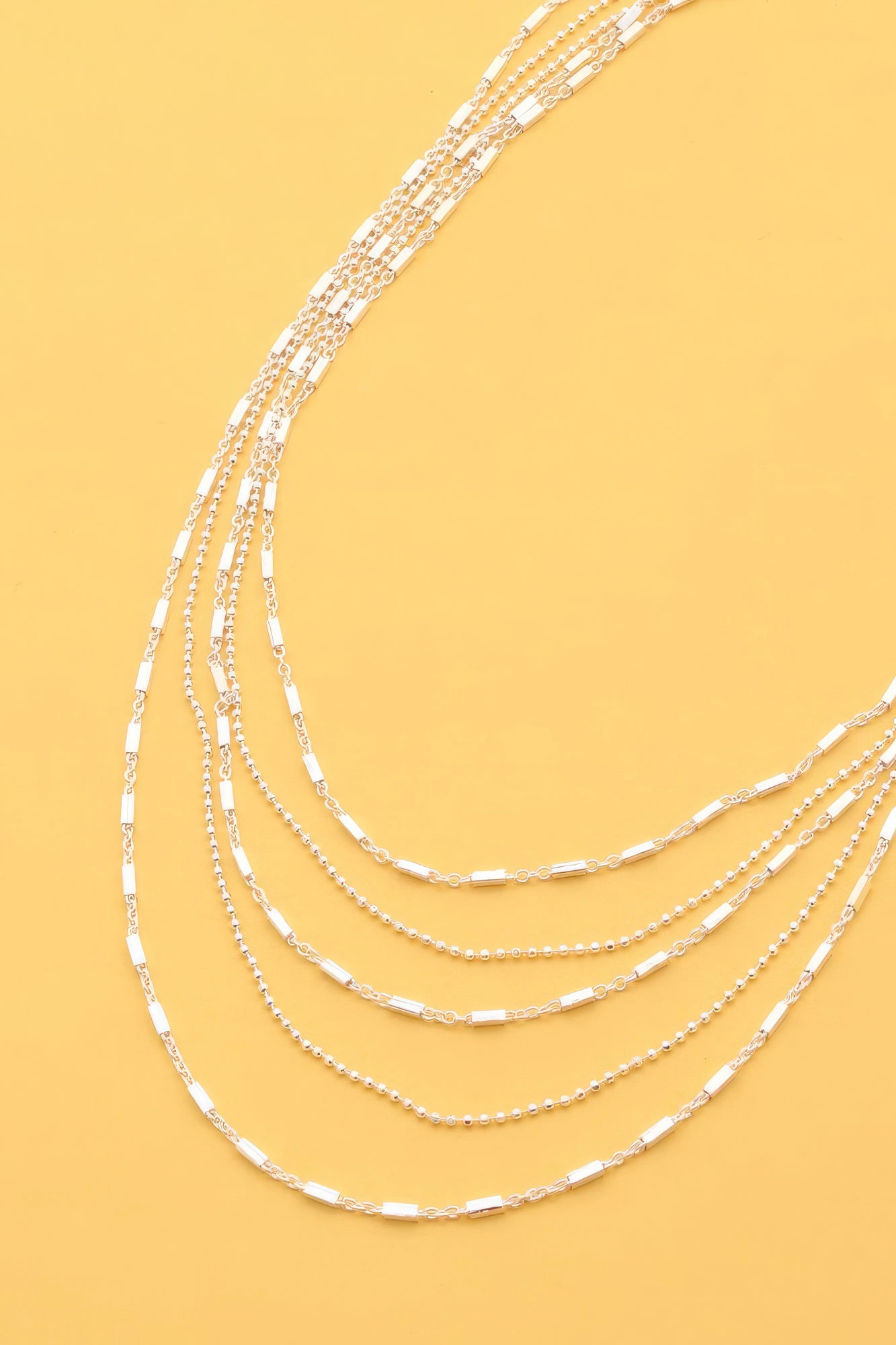 Metal Layered Necklace