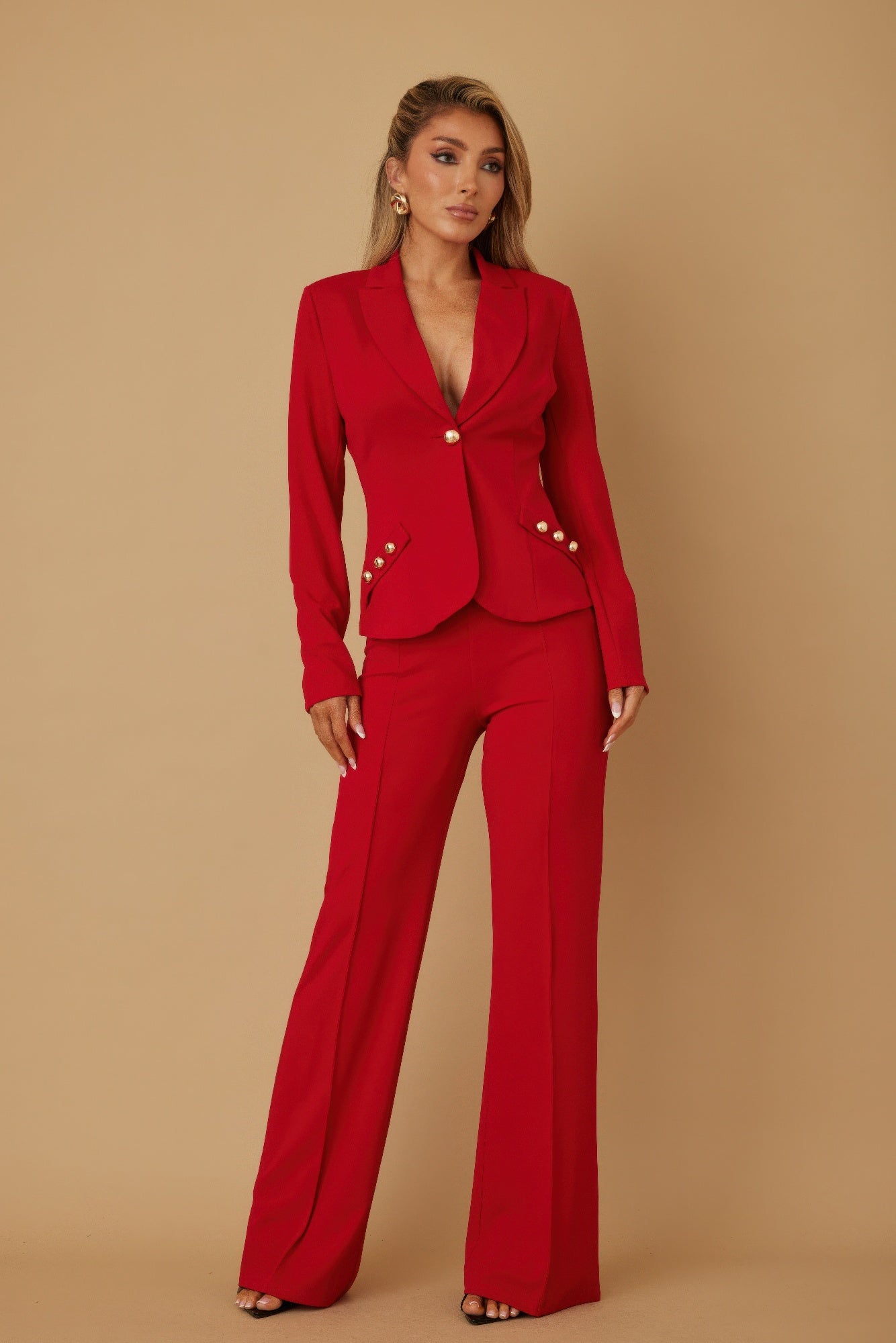 Jacket Pants Two Piece Blazer Sets