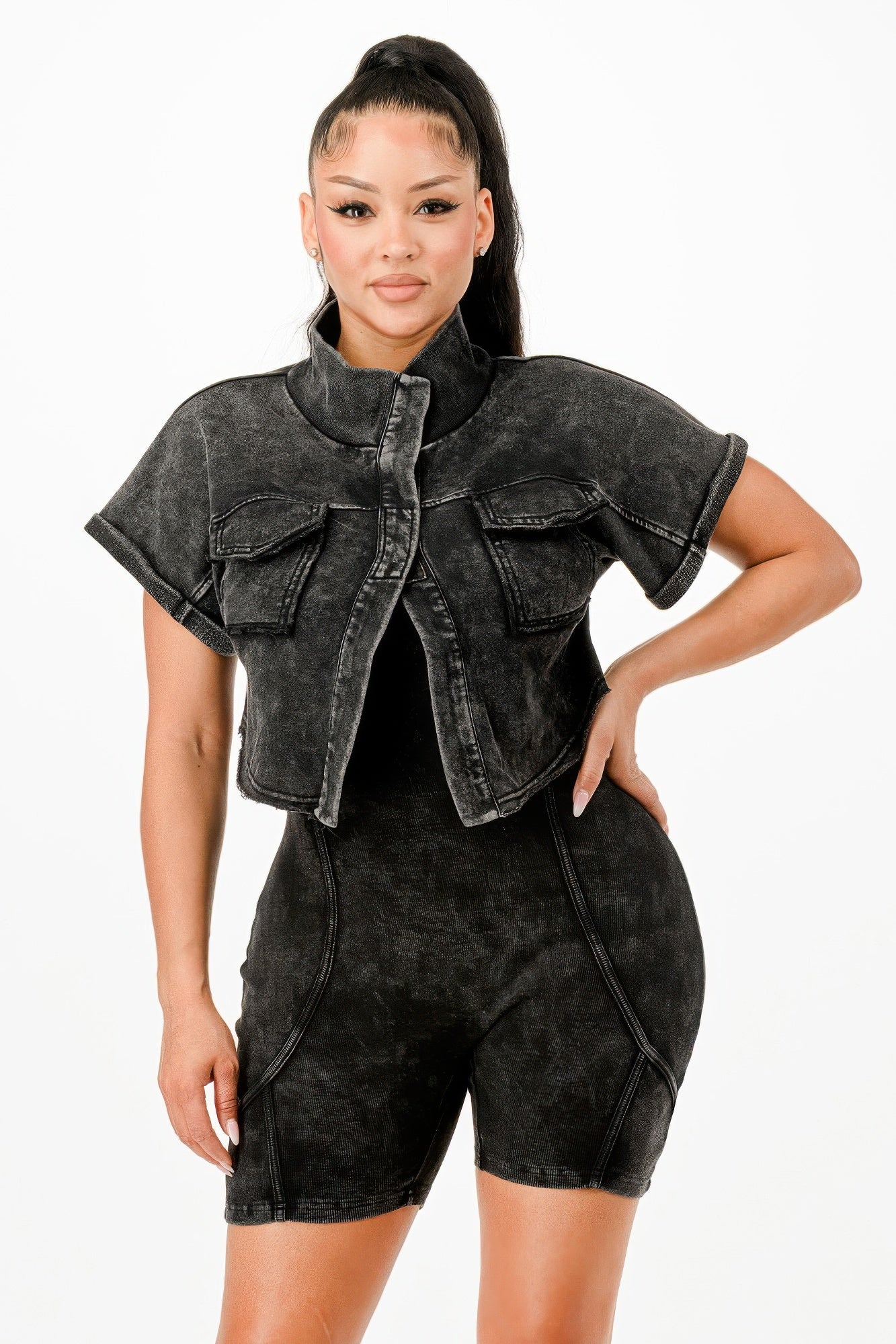 Romper And Matching Jacket Set