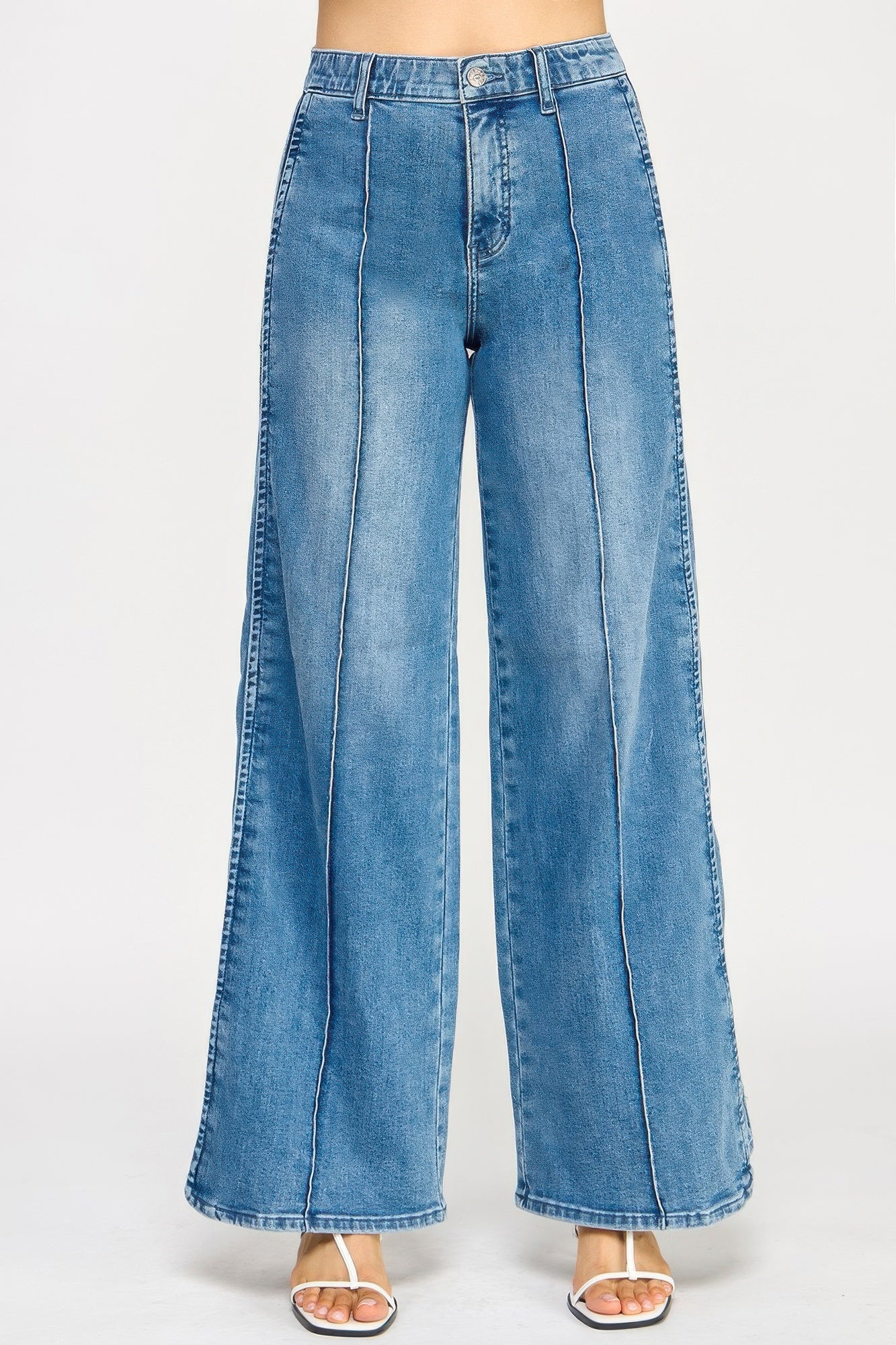 High Rise Wide Leg With Tummy Control