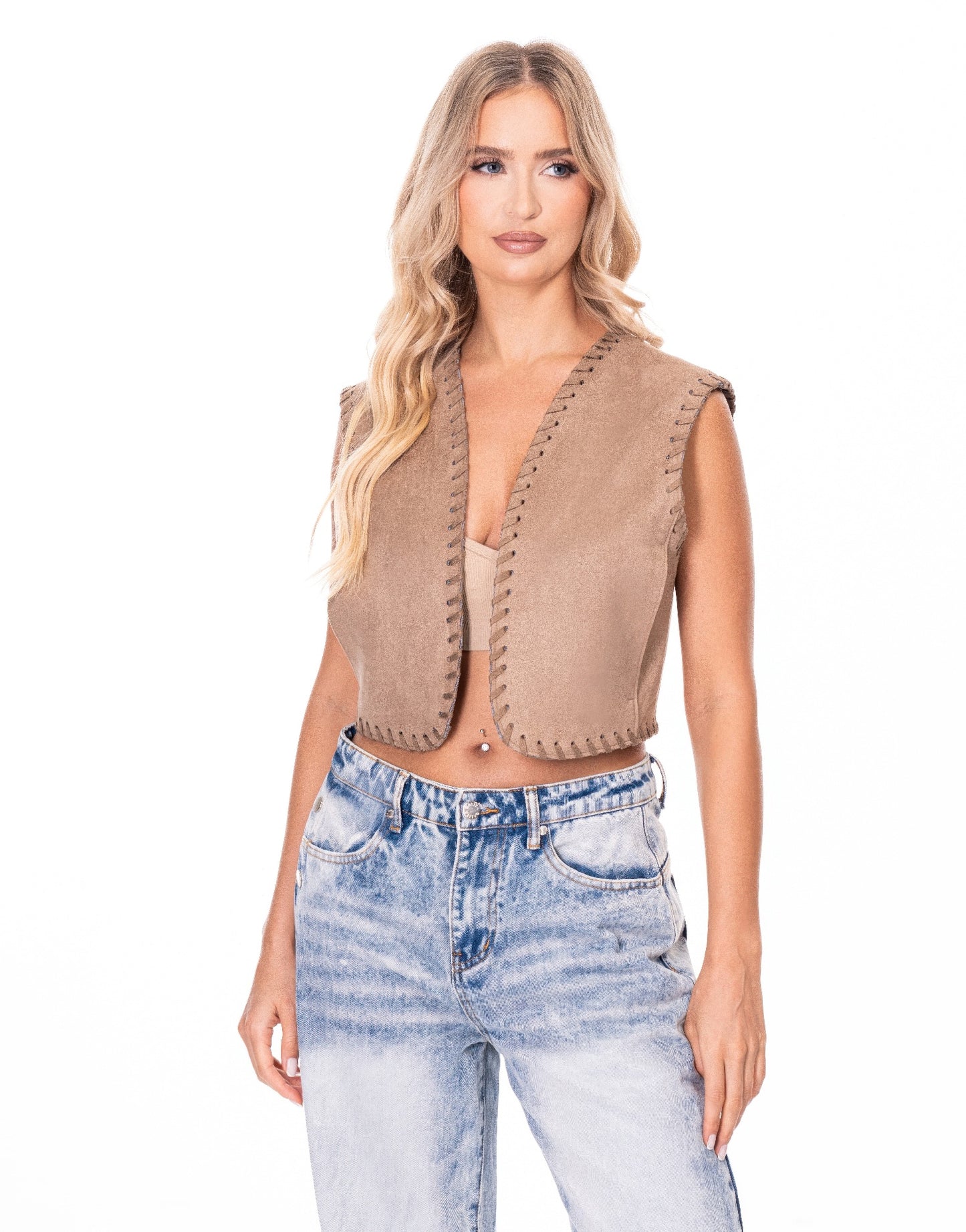 Suede Vest
