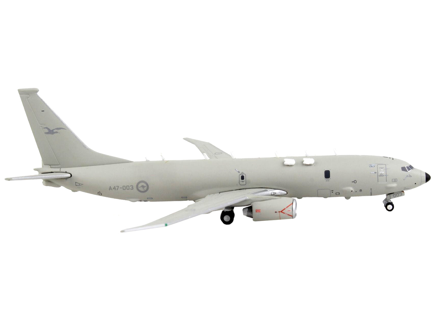 GeminiJets Boeing P-8 Poseidon Patrol Aircraft "Royal Australian Air Force" Gray "Gemini Macs" Series 1/400 Diecast Model Airplane by GeminiJets