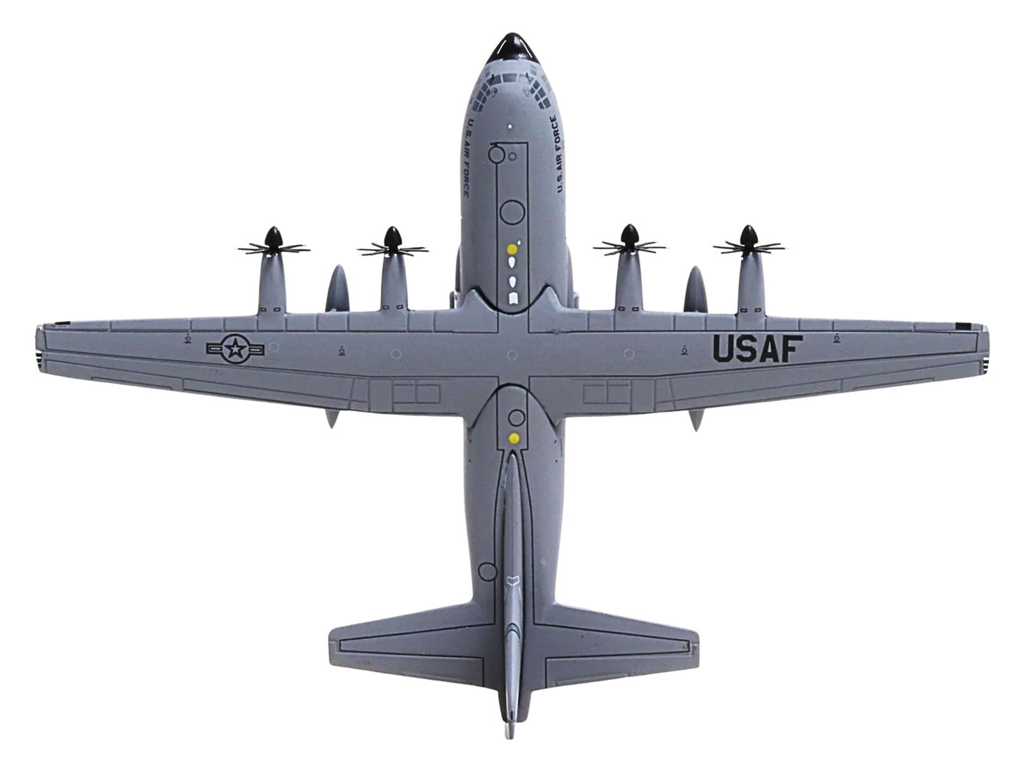 Lockheed C-130H3 Hercules Transport Aircraft "96-7325 120th Airlift Wing Montana Air National Guard" United States Air Force "Gemini Macs" Series 1/400 Diecast Model Airplane by GeminiJets