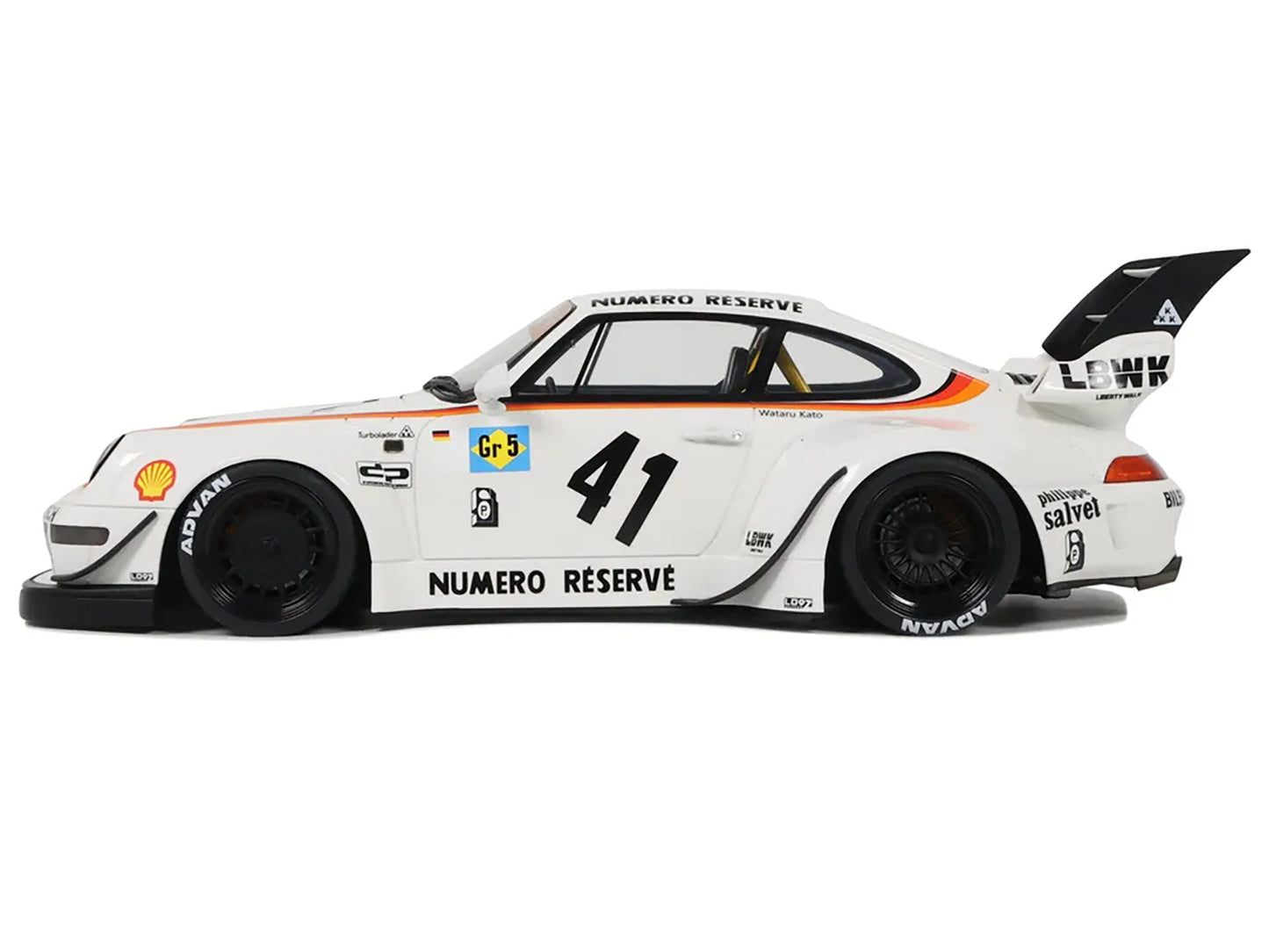 GT Spirit RWB Bodykit "Kato-San" #41 White 1/18 Model Car by GT Spirit