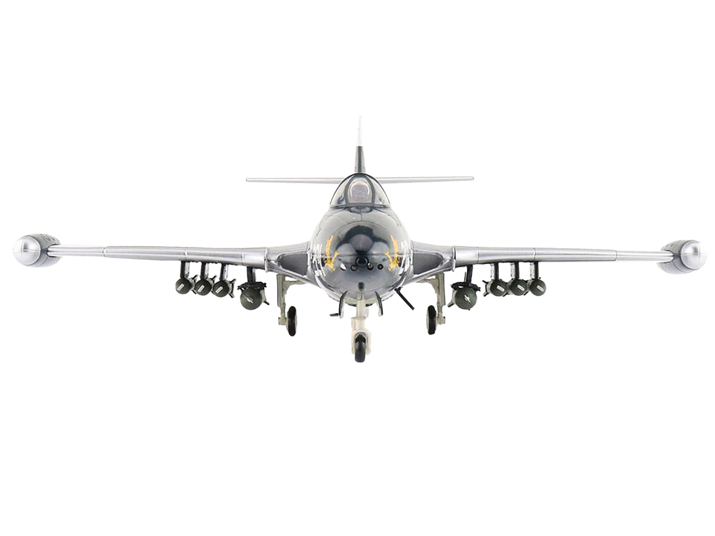 Hobby Master Grumman F9F-5 Panther Aircraft "VF-192 Golden Dragon USS Oriskany" United States Navy "Air Power Series" 1/48 Diecast Model by Hobby Master