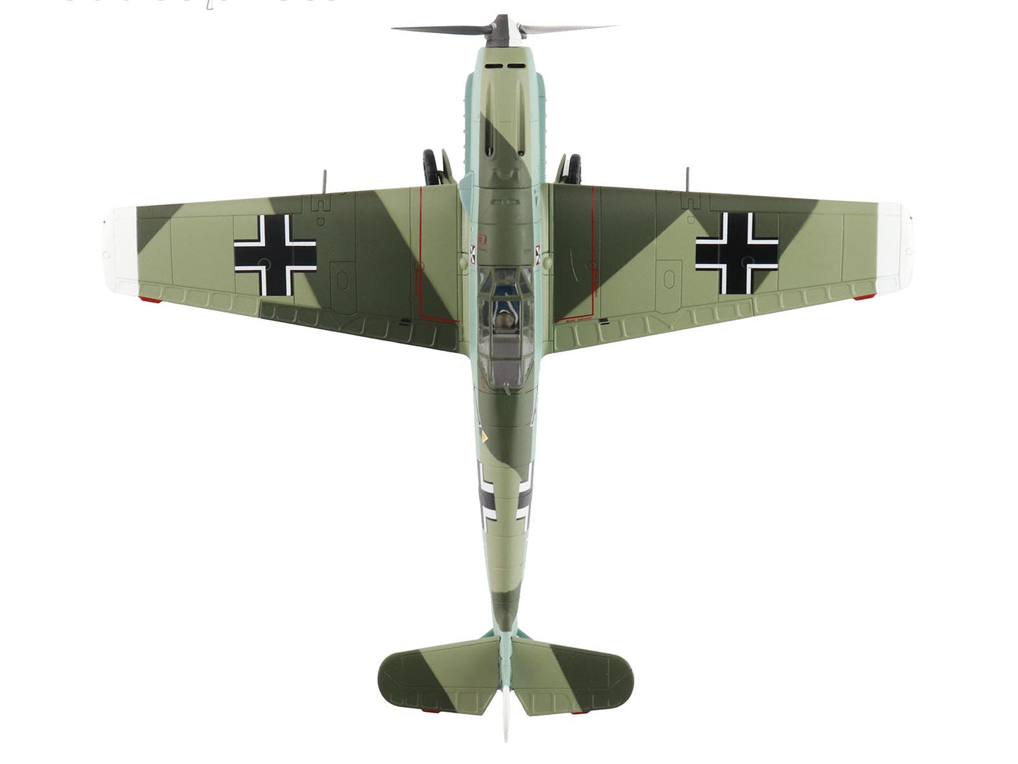 Hobby Master Messerschmitt BF 109E-4 Fighter Aircraft "Franz von Werra II/JG-3" (1940) German Luftwaffe "Air Power Series" 1/48 Diecast Model by Hobby Master
