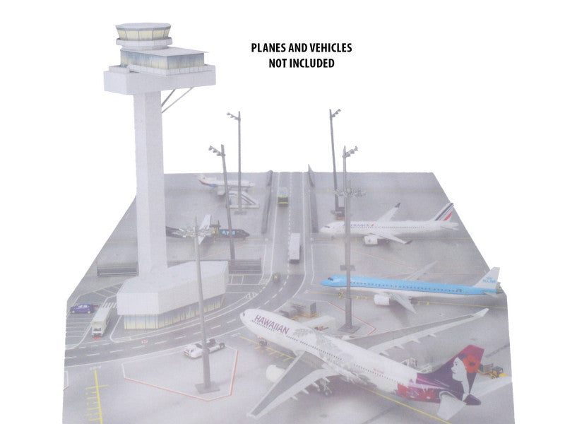 Herpa Airport Tower Cardboard Foldable Diorama for 1/200 Scale Models by Herpa