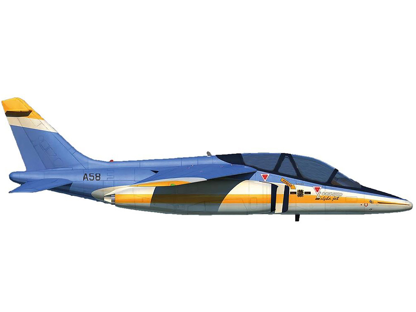 Herpa Lockheed Alpha Jet Aircraft "VTX-TS Competition" United States Navy "Military" Series 1/72 Diecast Model Airplane by Herpa