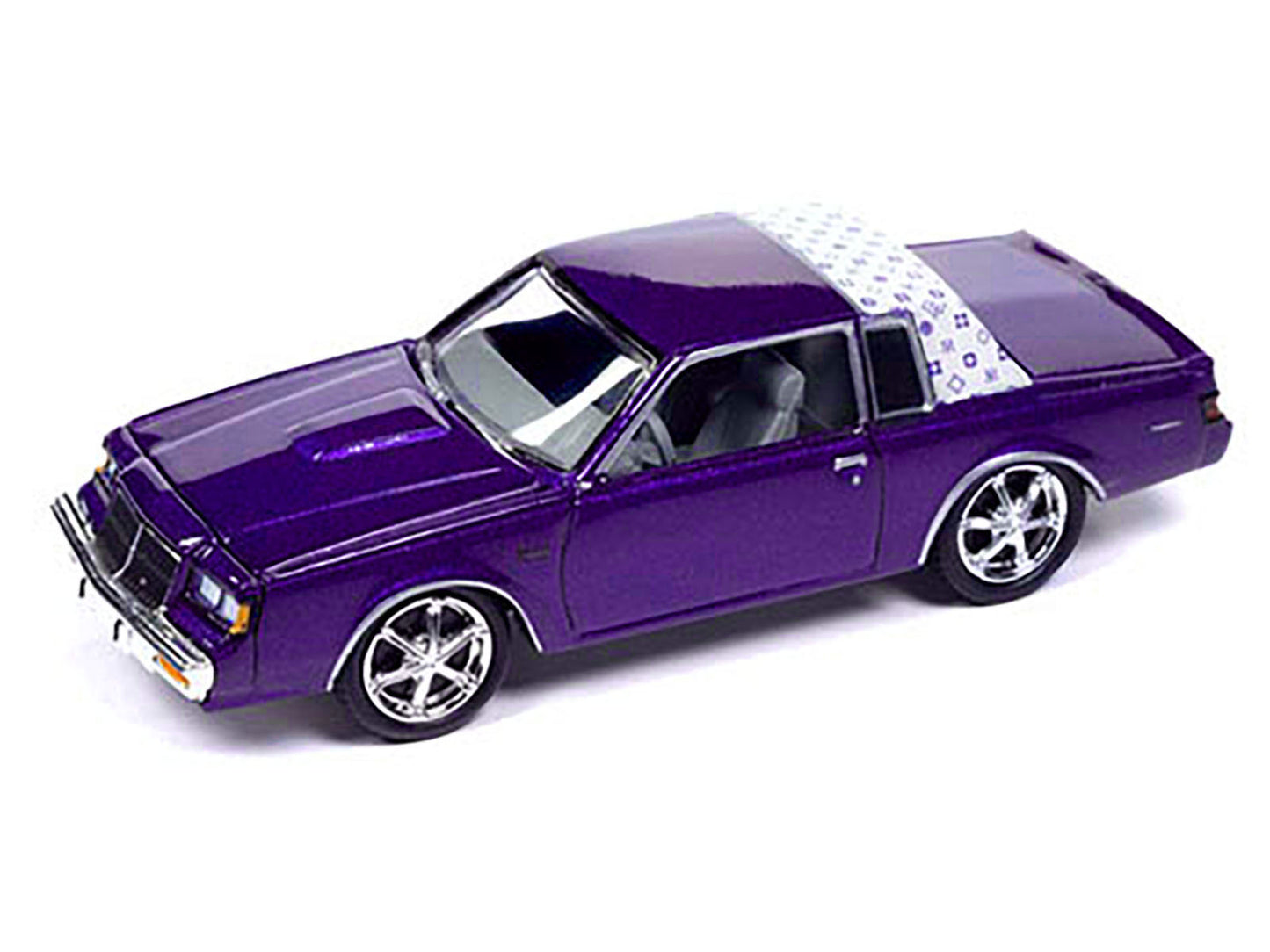 Johnny Lightning 1987 Buick Regal T-Type Purple Metallic Limited Edition to 3600 pieces Worldwide 1/64 Diecast Model Car by Johnny Lightning