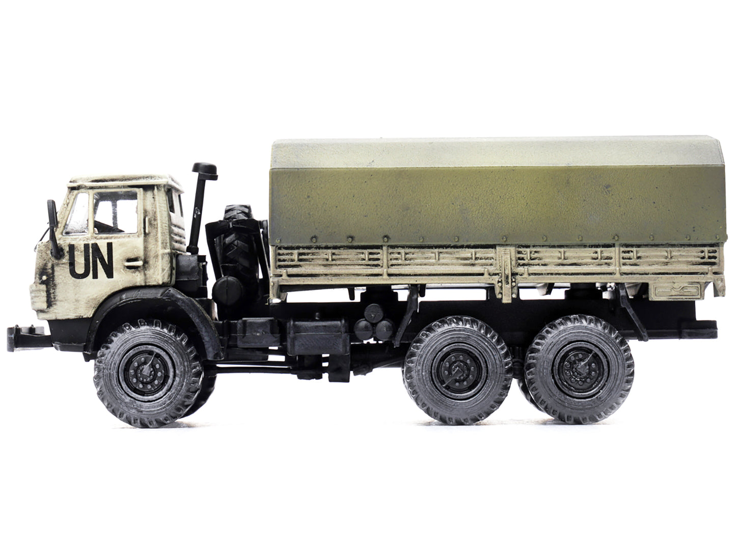 Legion Kamaz 4310 Transport Truck Beige (Weathered) "United Nations" 1/72 Diecast Model by Legion