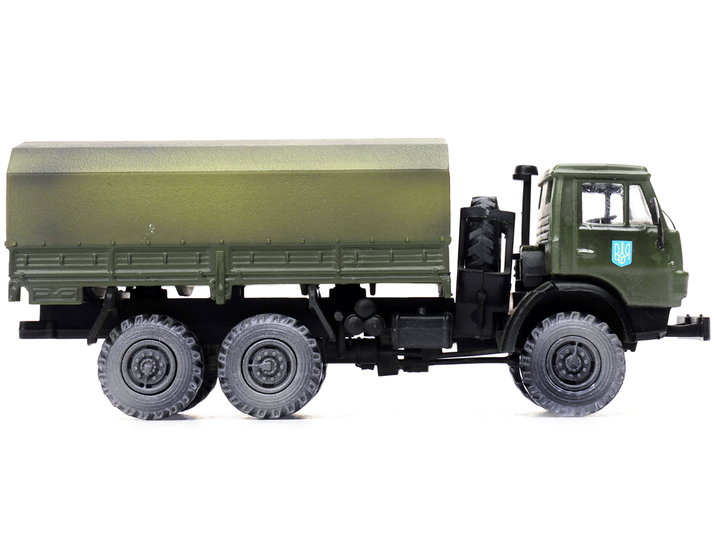 Legion Kamaz 4310 Transport Truck Green (Weathered) "Ukrainian Ground Forces" 1/72 Diecast Model by Legion