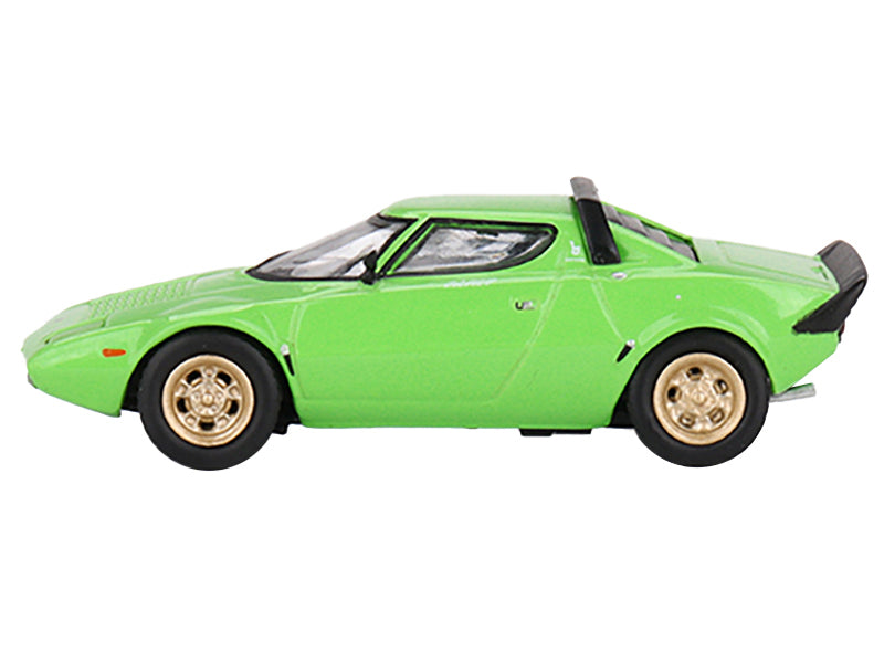 Mini GT Lancia Stratos HF Stradale Verde Chiaro Green Limited Edition to 1200 pieces Worldwide 1/64 Diecast Model Car by Mini GT