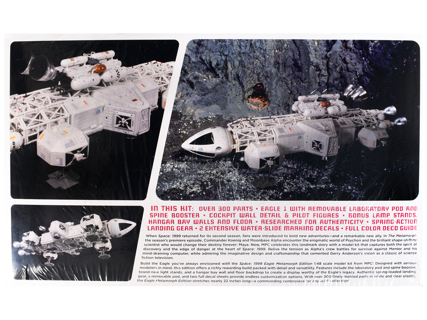 Skill 2 Model Kit Eagle Transporter Metamorph Edition "Space: 1999" (1975-1977) TV Series 1/48 Scale Model by MPC