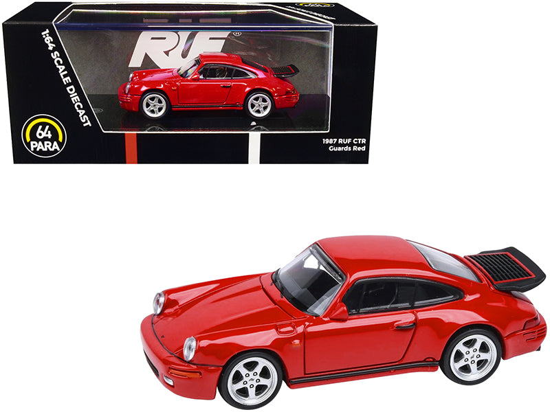 Paragon 1987 RUF CTR Guards Red 1/64 Diecast Model Car by Paragon Models