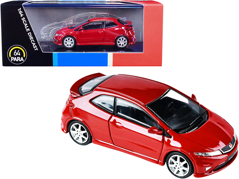 Paragon Honda Civic Type R FN2 Euro Milano Red 1/64 Diecast Model Car by Paragon