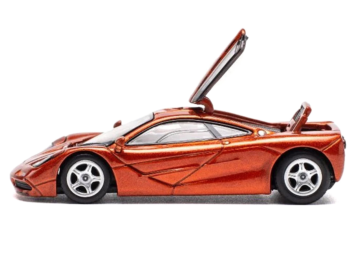 Pop Race McLaren F1 Orange Metallic 1/64 Diecast Model Car by Pop Race