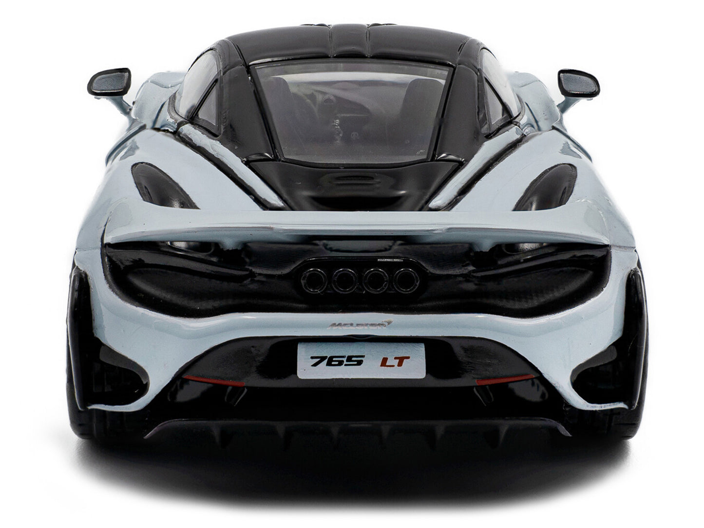 2020 McLaren 765LT Ceramic Gray with Black Top 1/43 Diecast Model Car by Solido