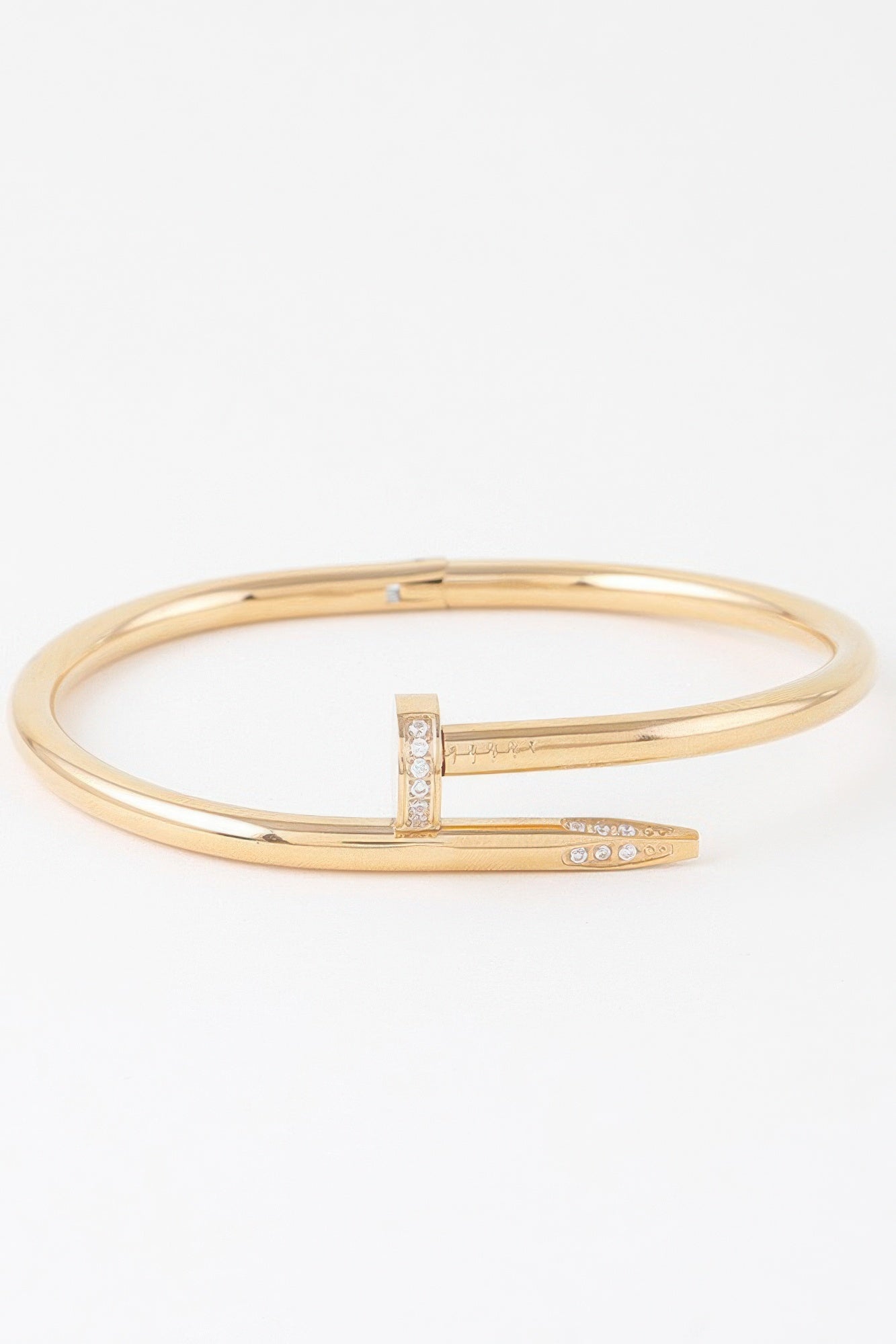 Jeweled Nail Around Bracelet