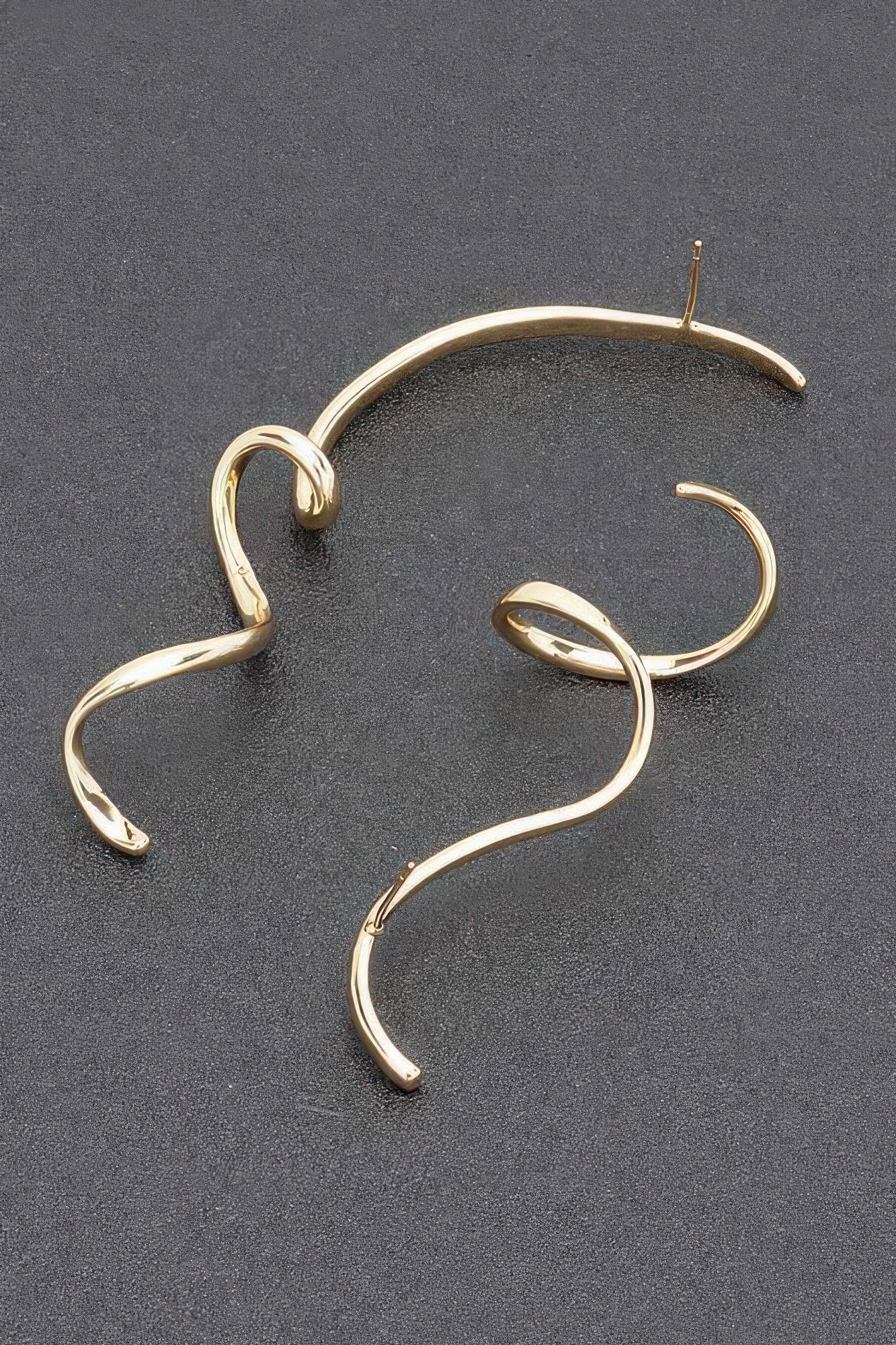 Gold Plated Metal Earring