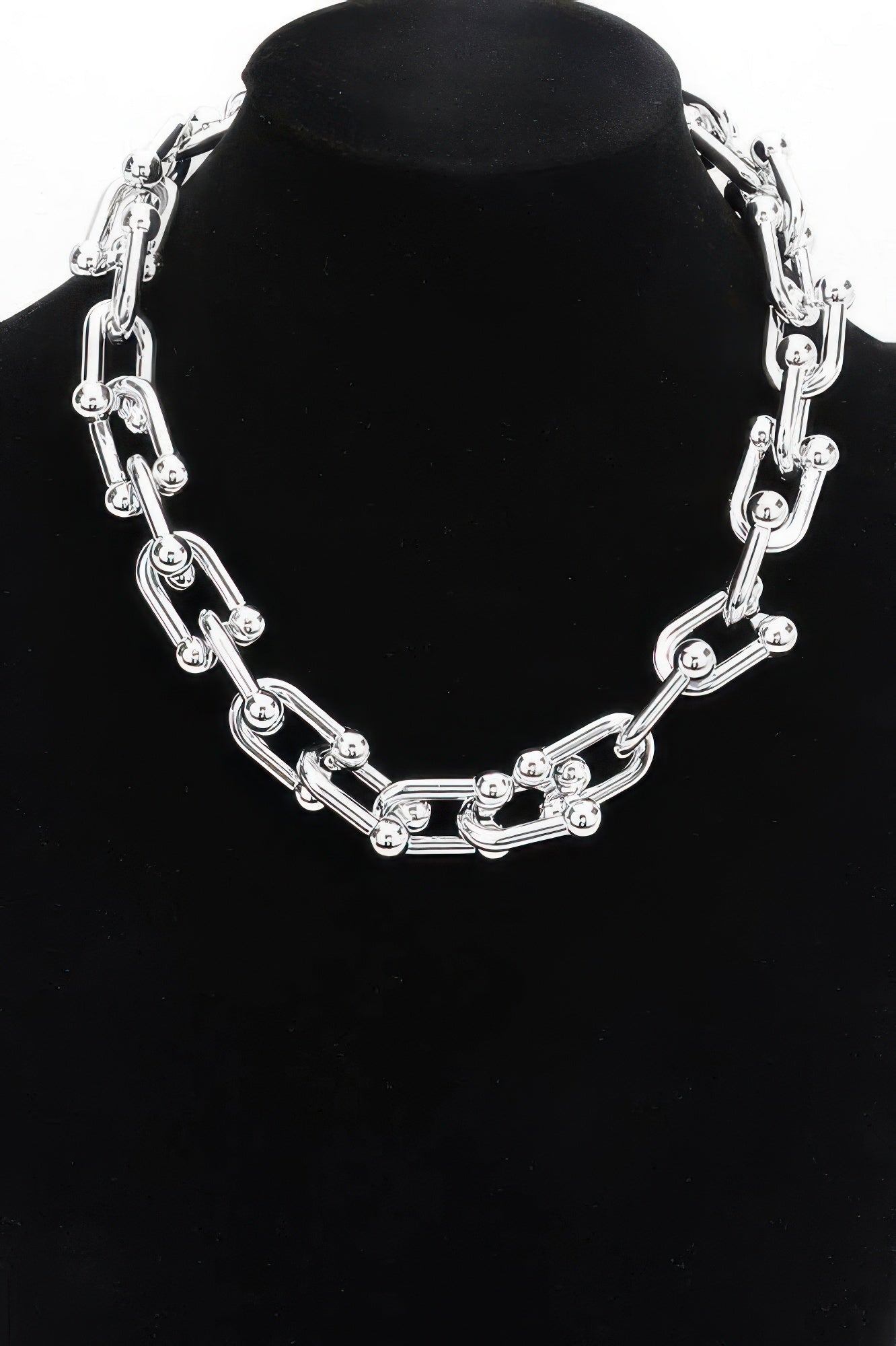 Oversized Ccb Chain Necklace