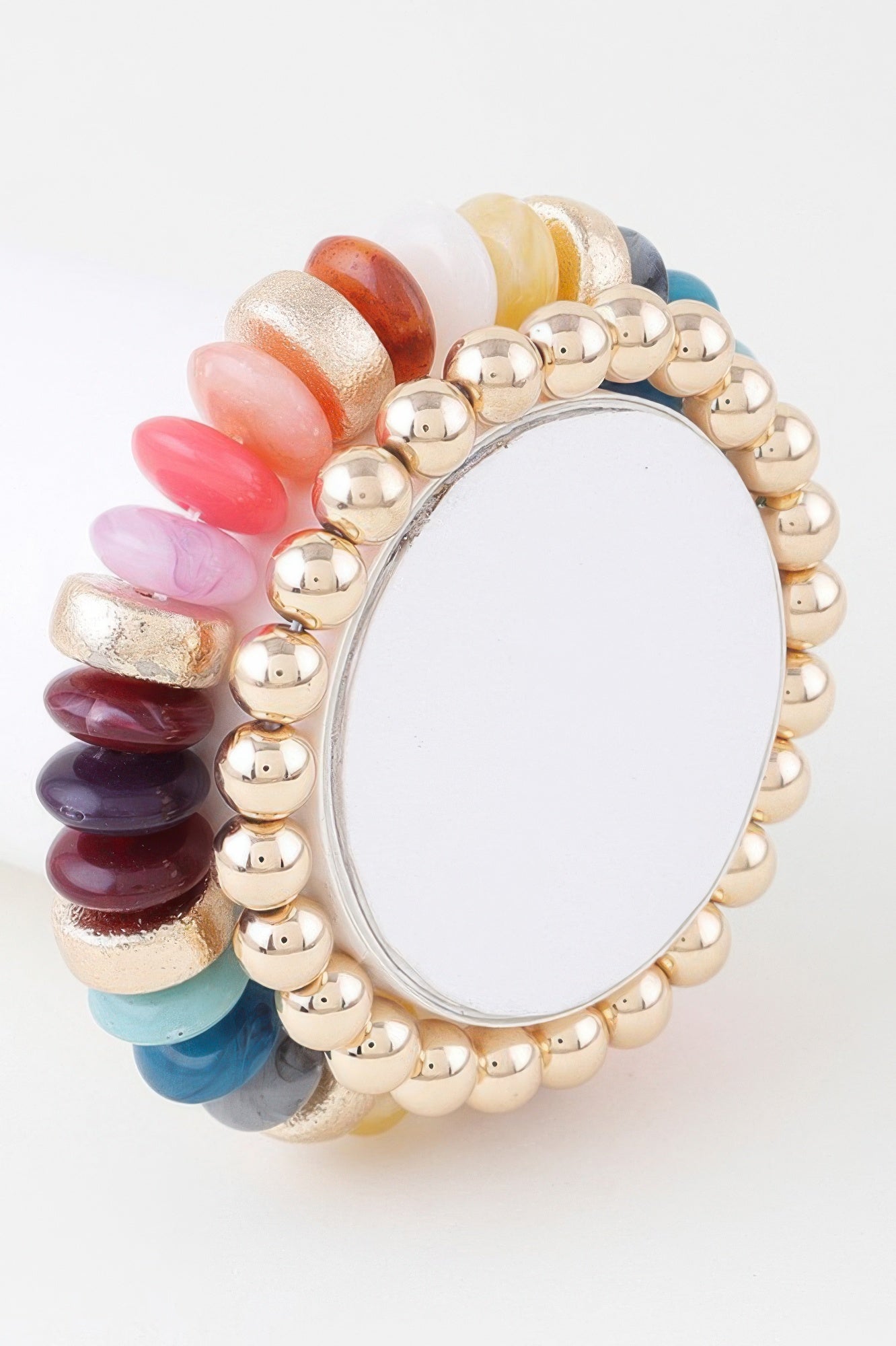 Multi Marble Beaded Bracelet