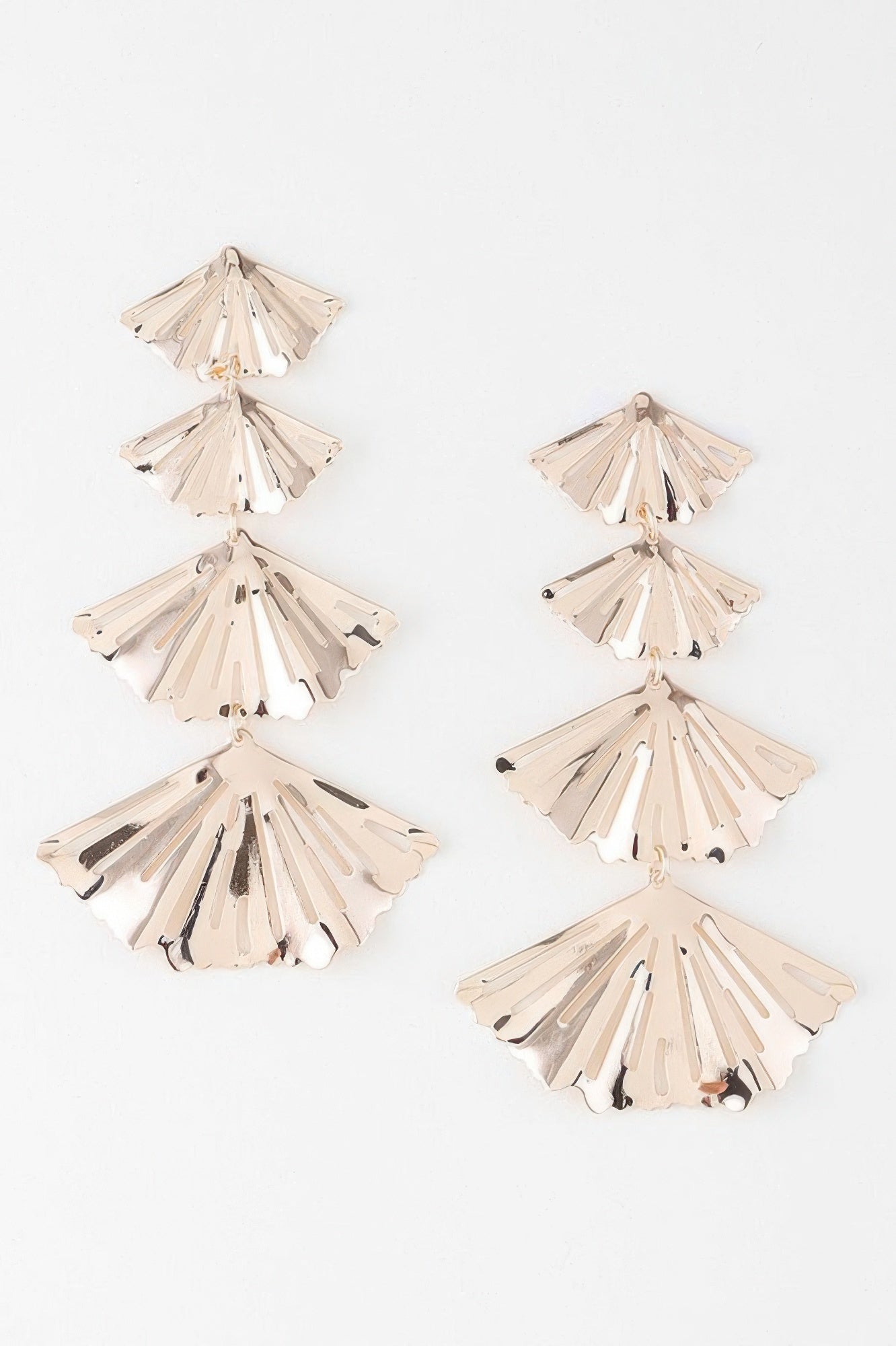 Fan-shaped Earrings