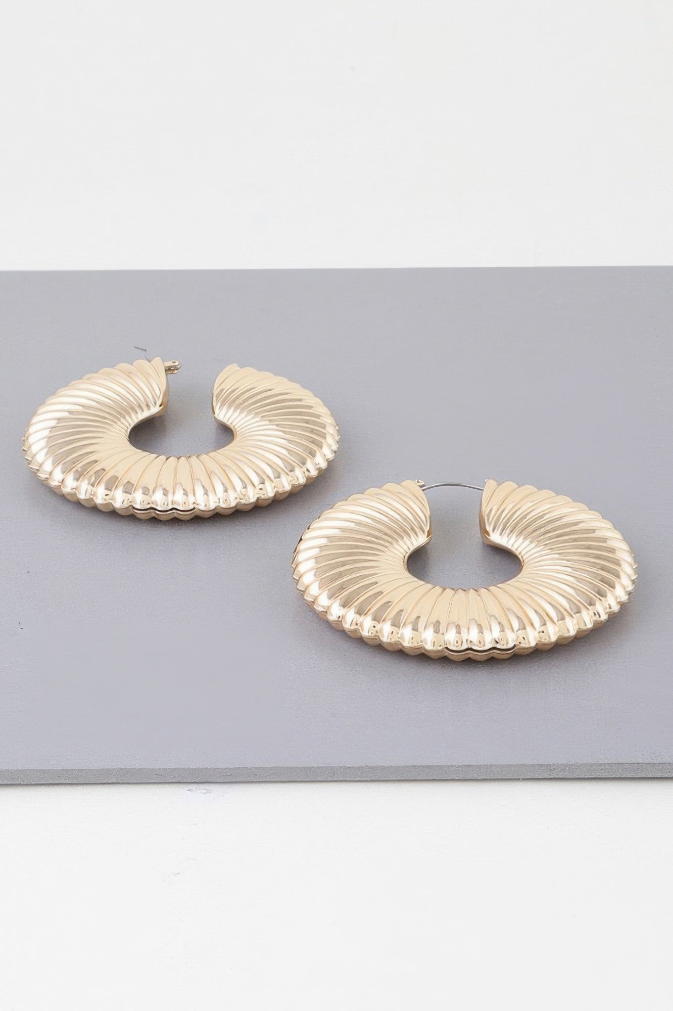 Gilded Spiral Earrings