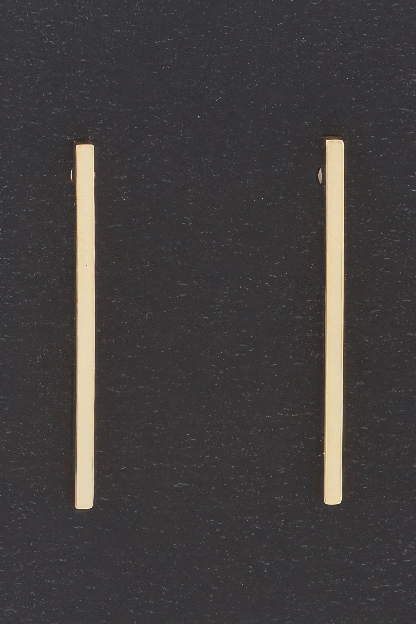 Dipped Metal Bar Earrings