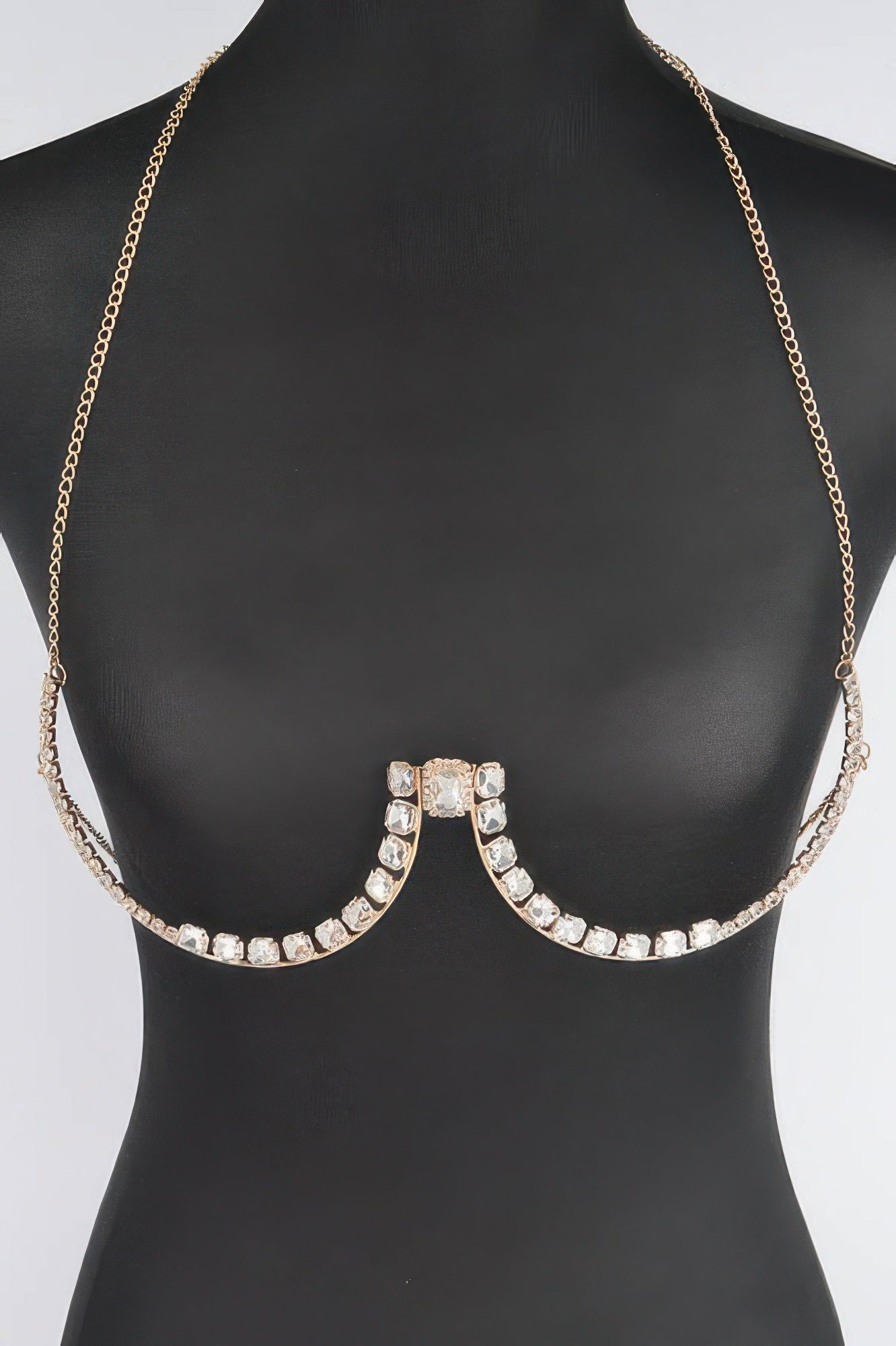 Rhinestone Bra Chain