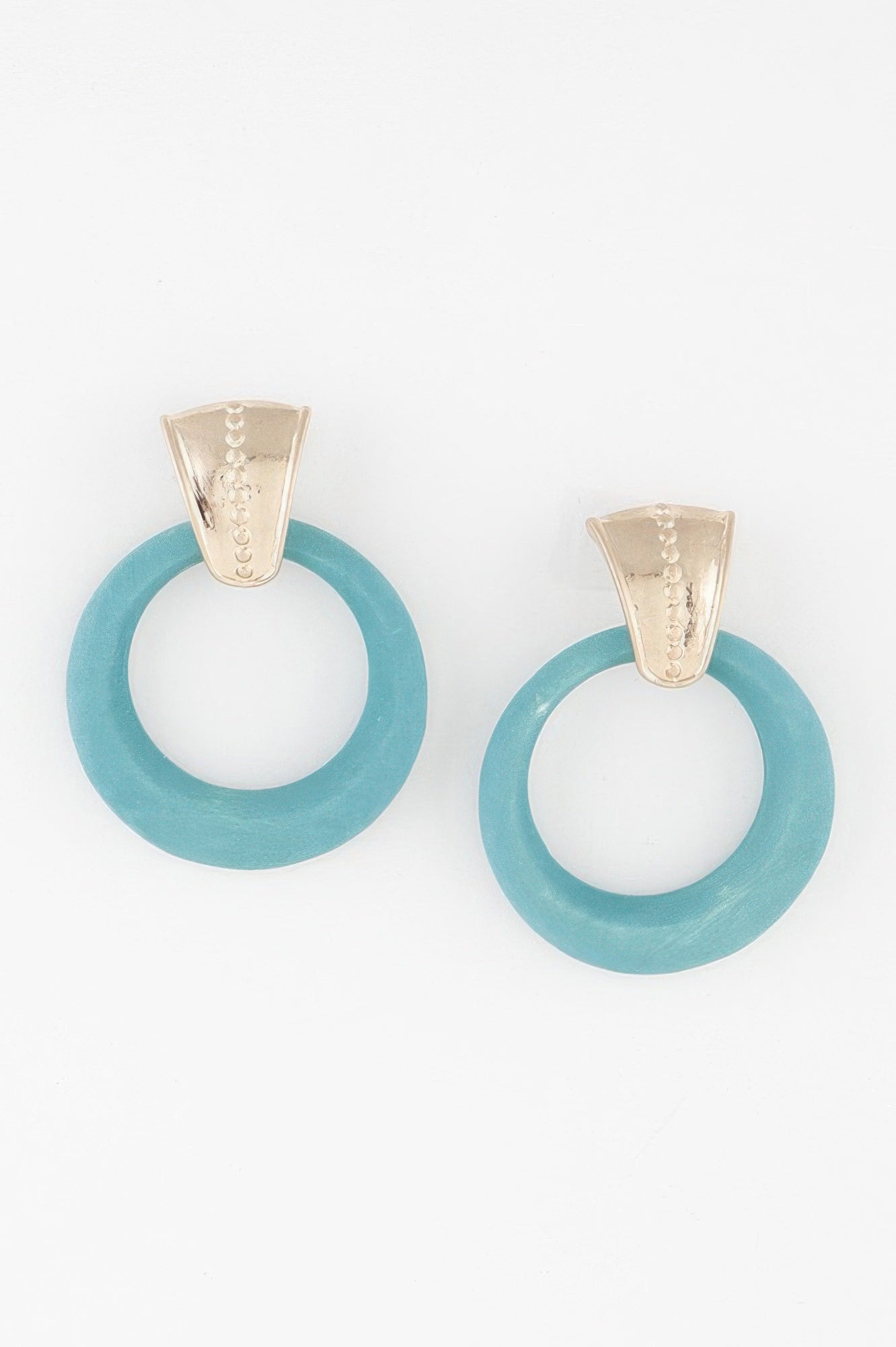 Open Stone Drop Earrings