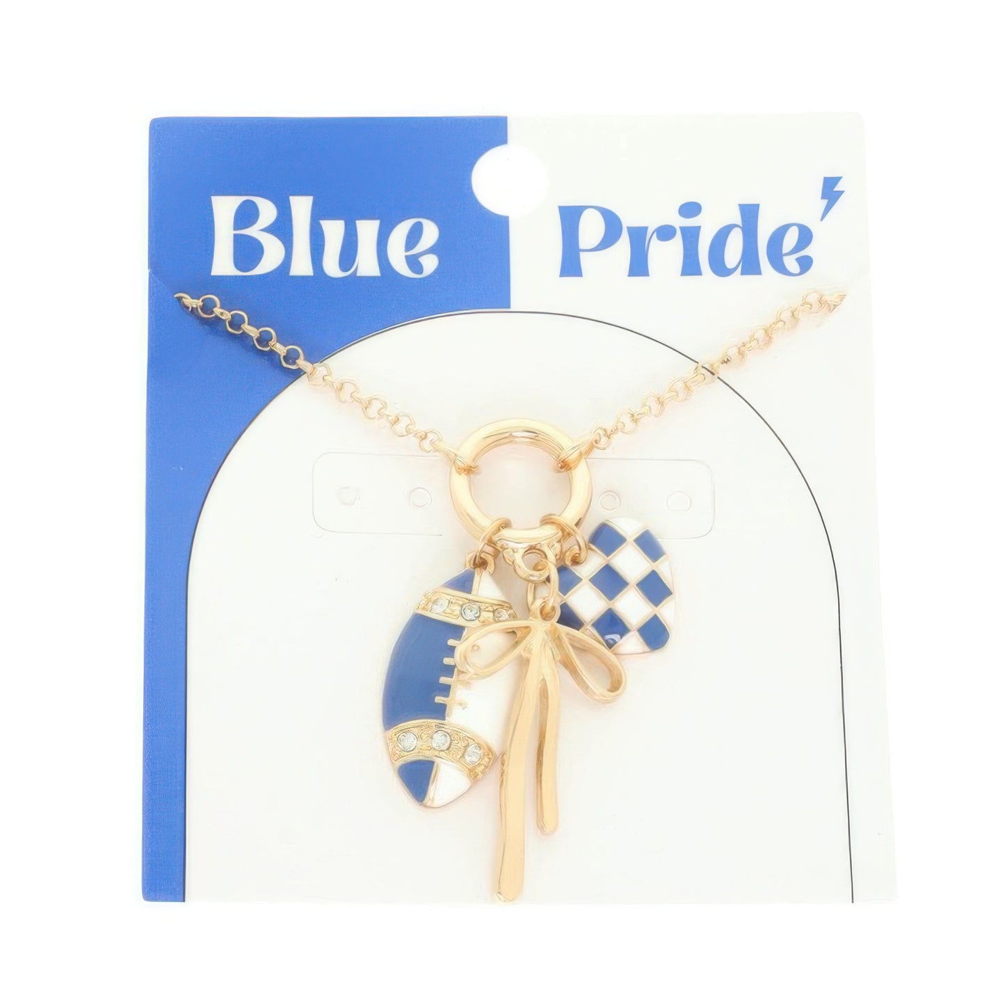 Game Day Football Charm Necklace