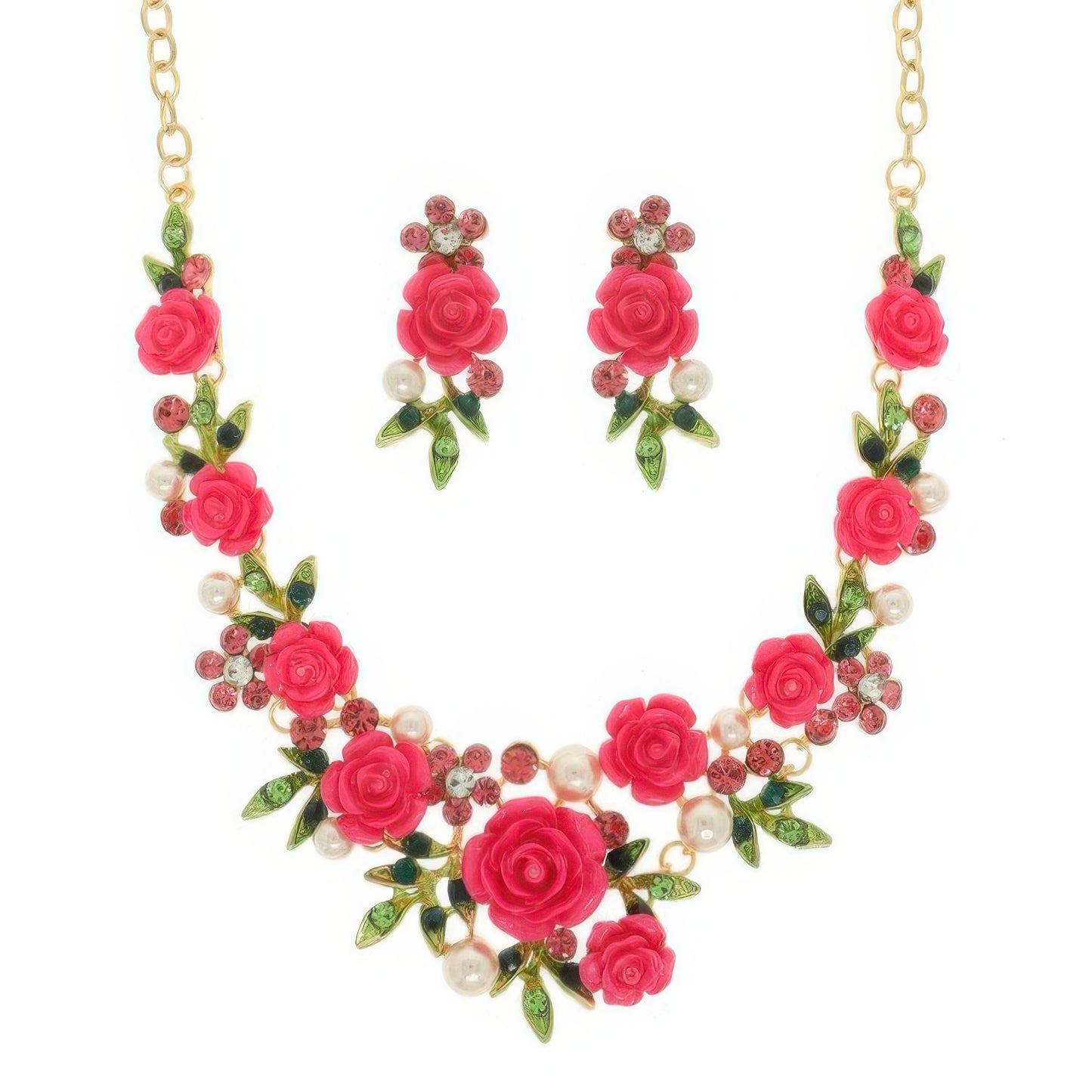 Festoon Theme Necklace Earring Set