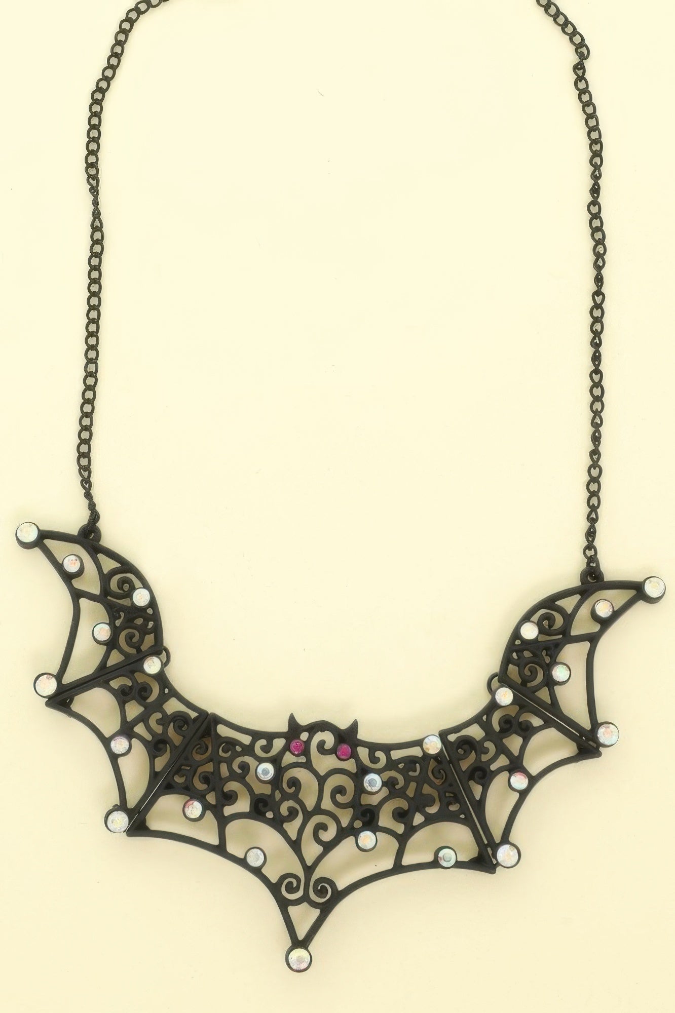 Halloween Bat Pendant Chain Necklace