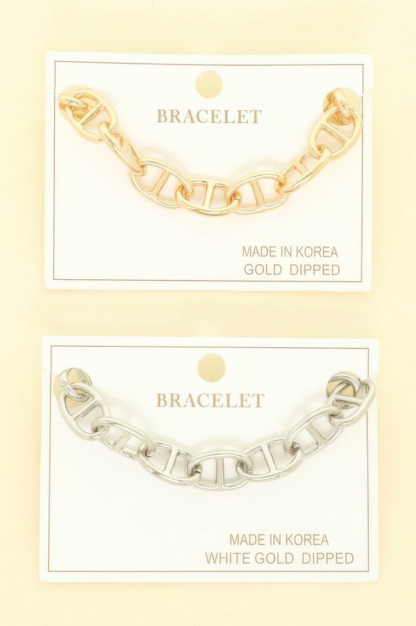 Gold Plated Chain Link Bracelet