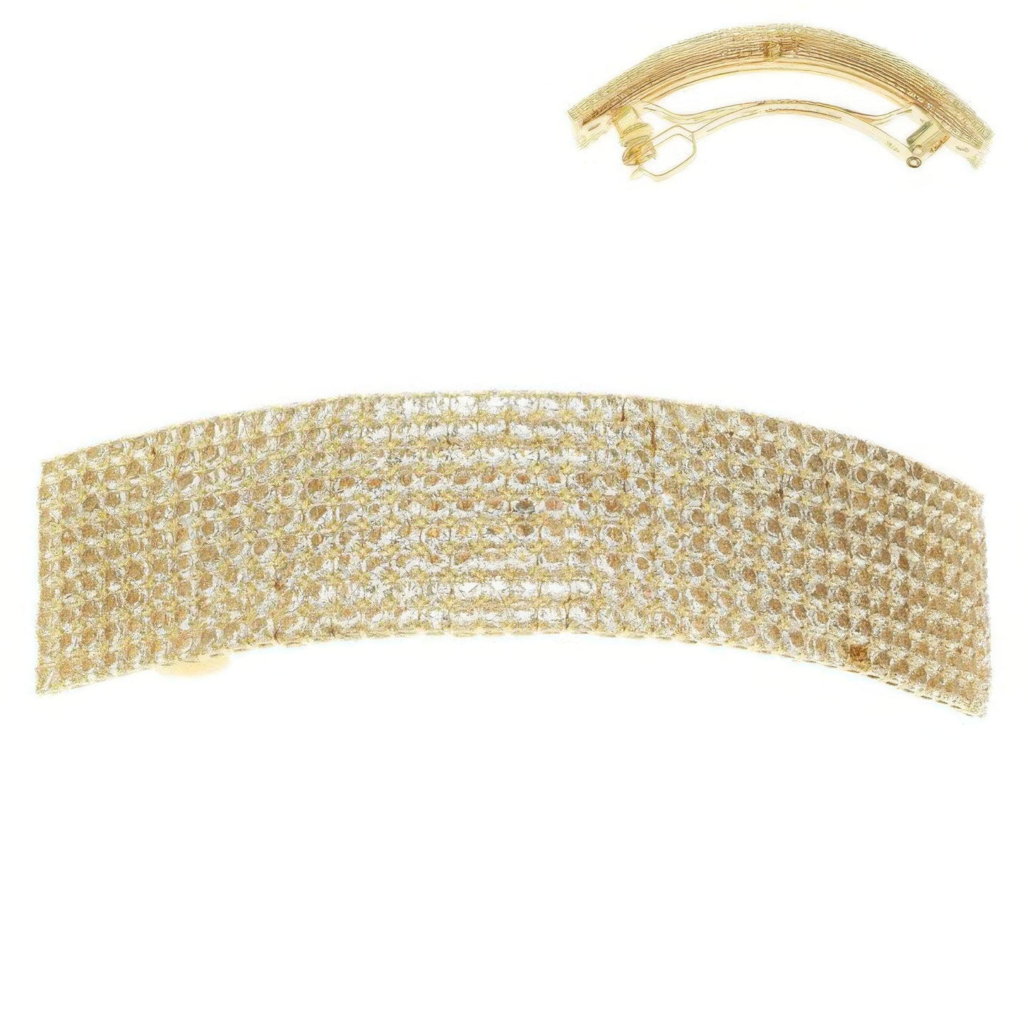 Rhinestone Embellished Hair Barrette Clip