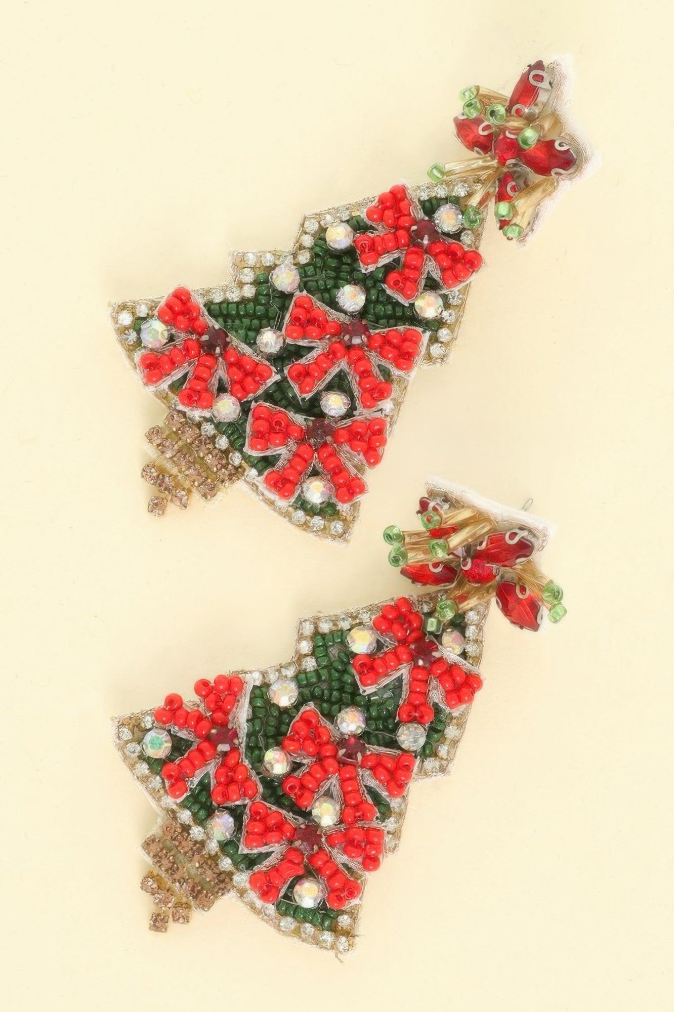 Bejeweled Christmas Tree Post Earrings